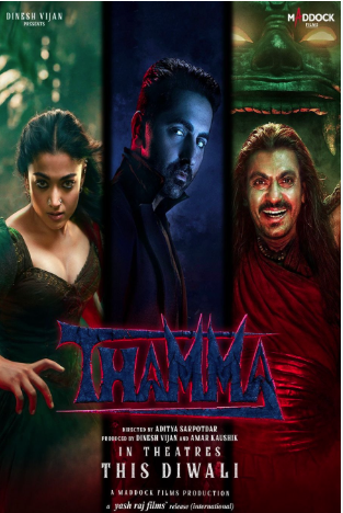 Thamma 2025 ‧ Horror/Comedy ‧ 2h 29m
