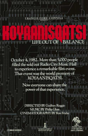 Koyaanisqatsi 1982 ‧ Indie film/Experimental ‧ 1h 27m
