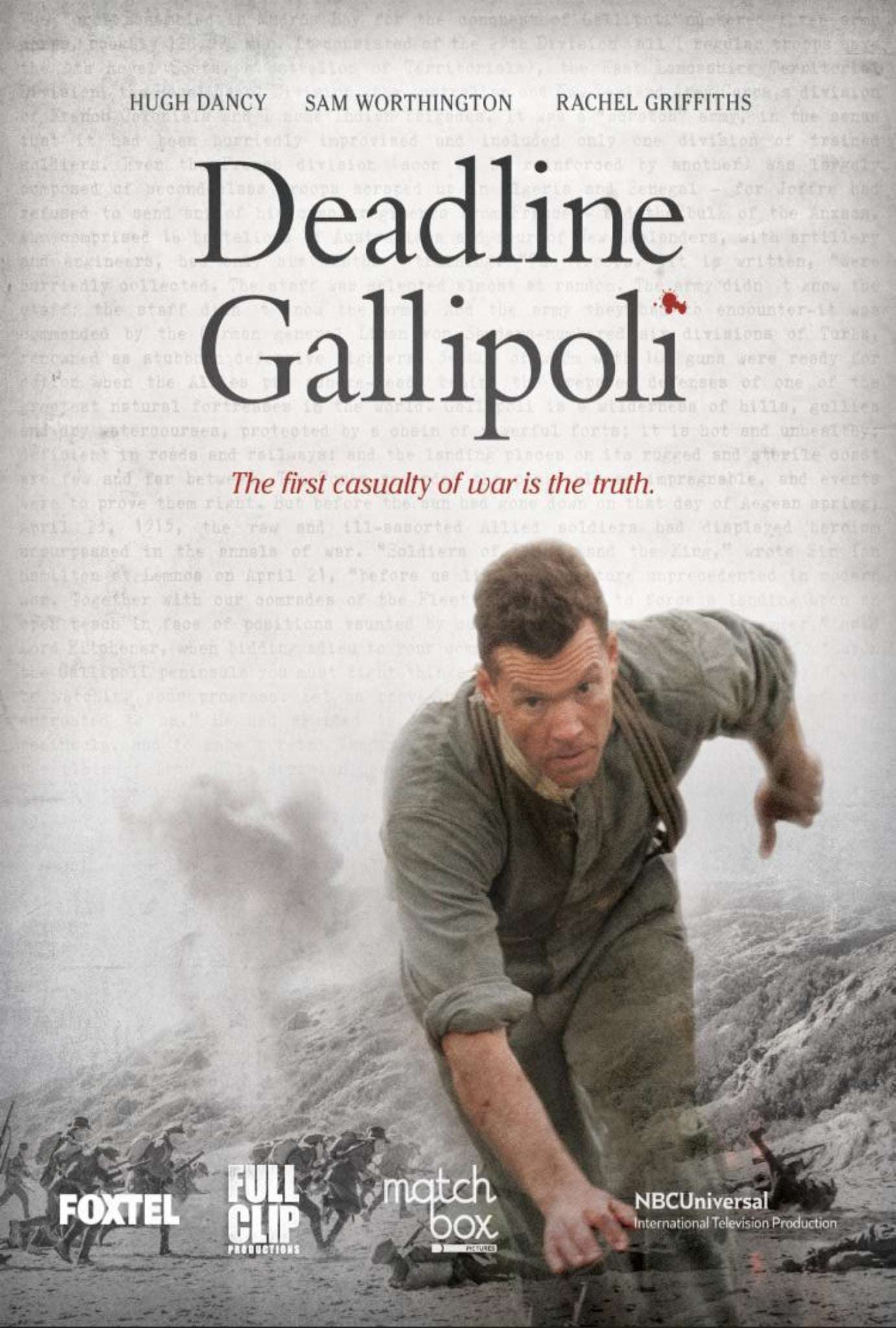 Deadline Gallipoli Season 1 | 2015 War - Politics - Drama