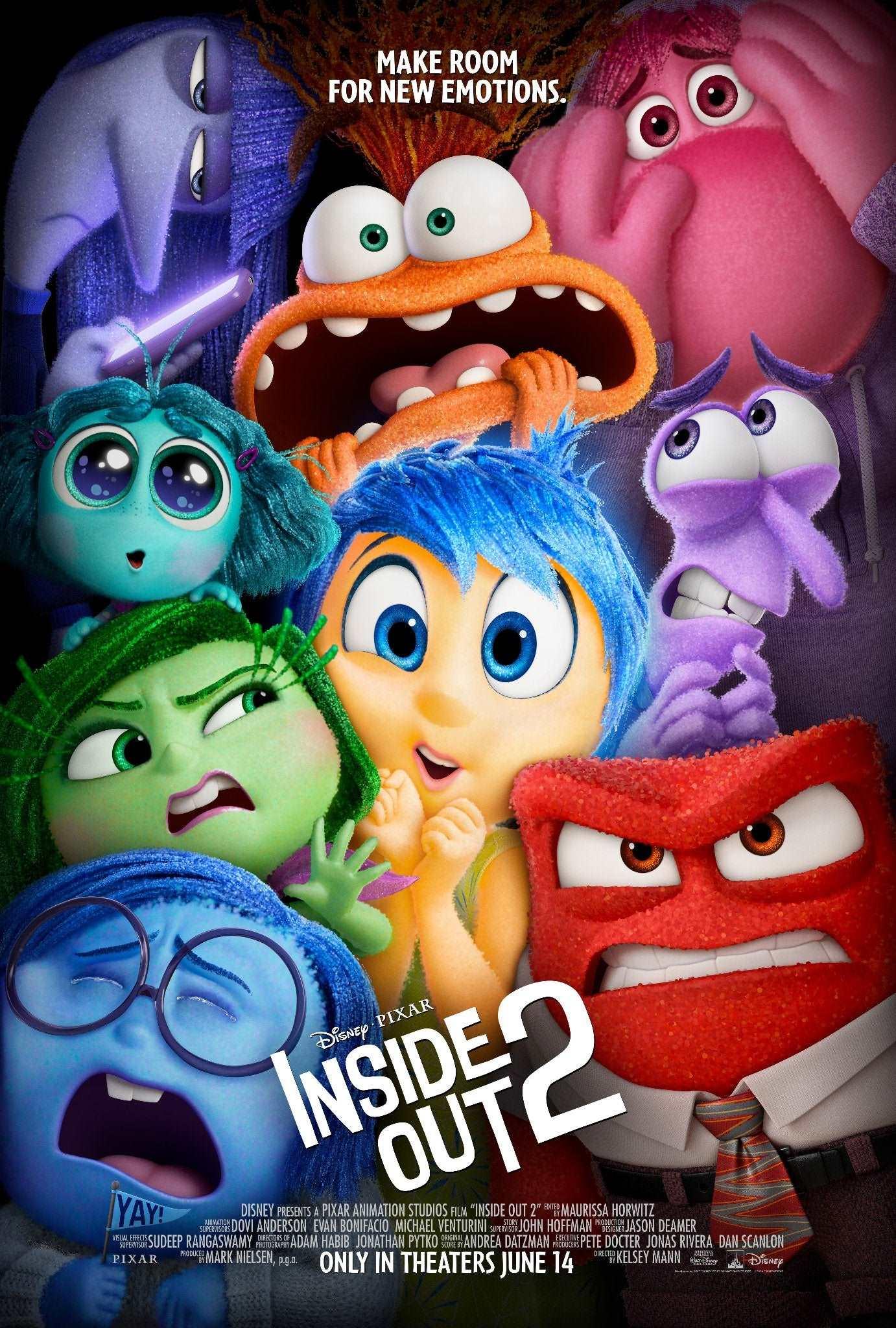 Inside Out 2 2024 ‧ Family/Comedy ‧ 1h 36m