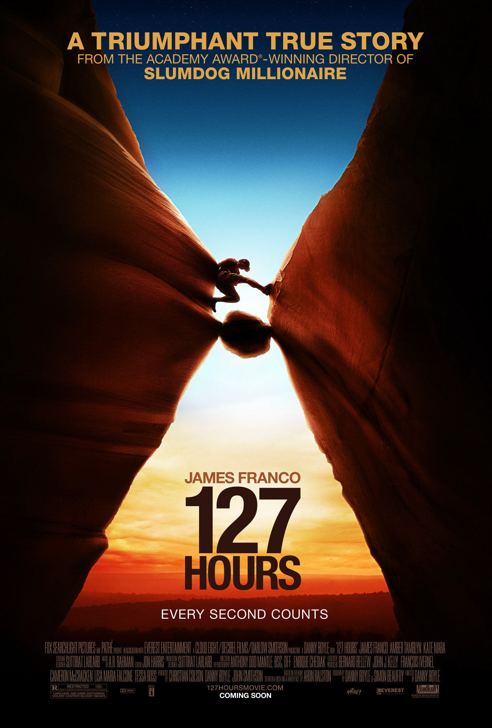 127 Hours 2010 ‧ Thriller/Adventure ‧ 1h 34m