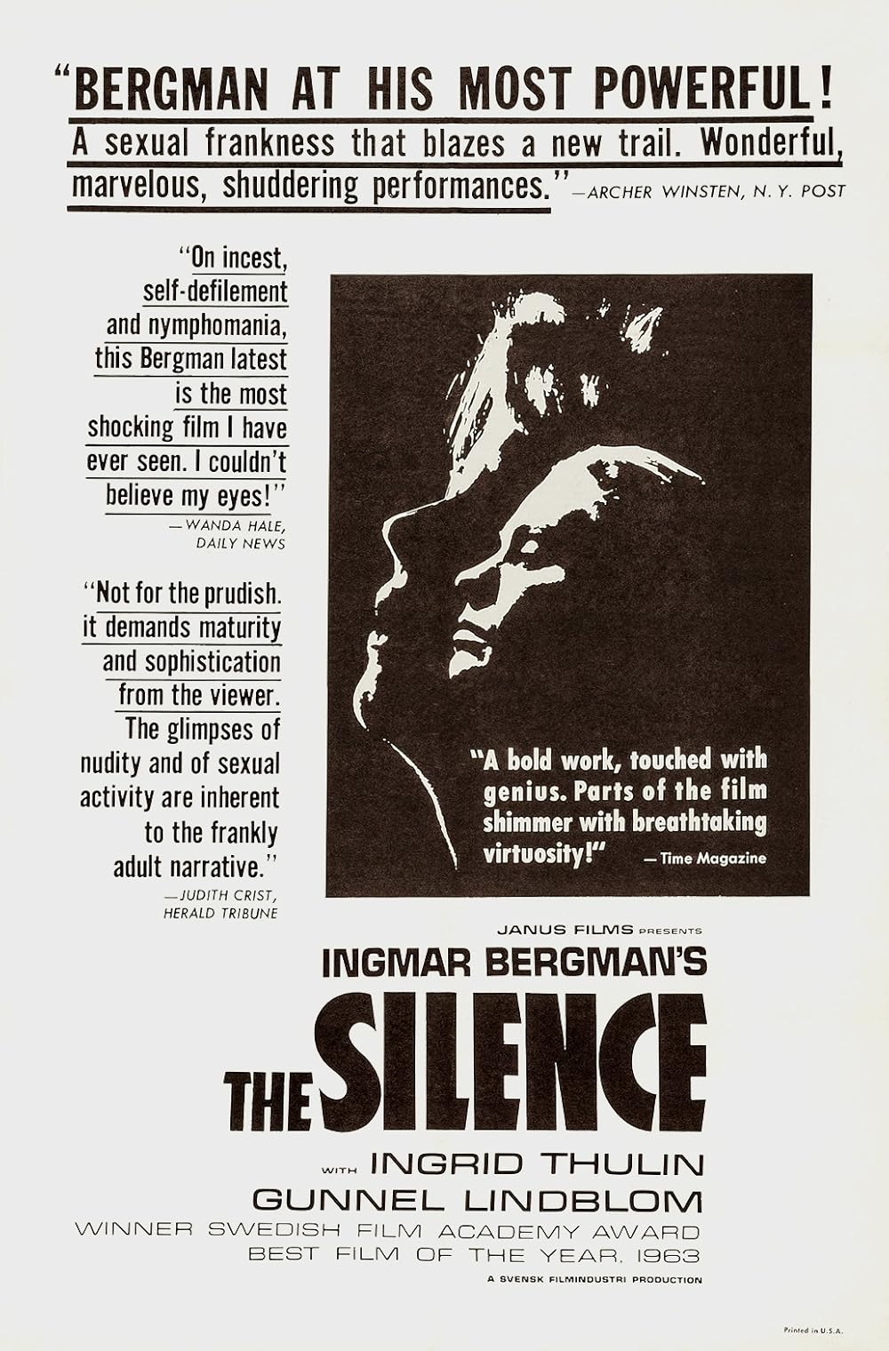 The Silence 1963 ‧ Thriller/Drama ‧ 1h 36m
