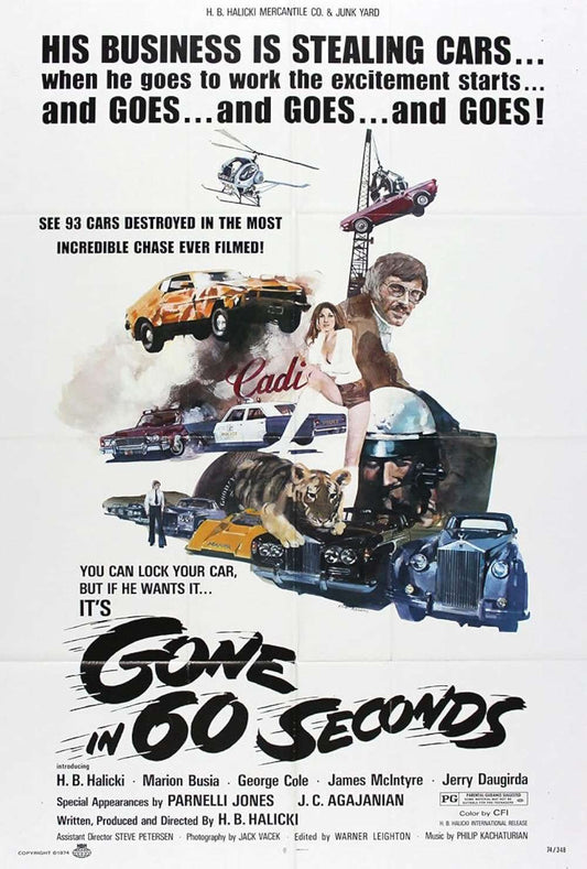 Gone in 60 Seconds 1974 ‧ Action/Thriller ‧ 1h 45m