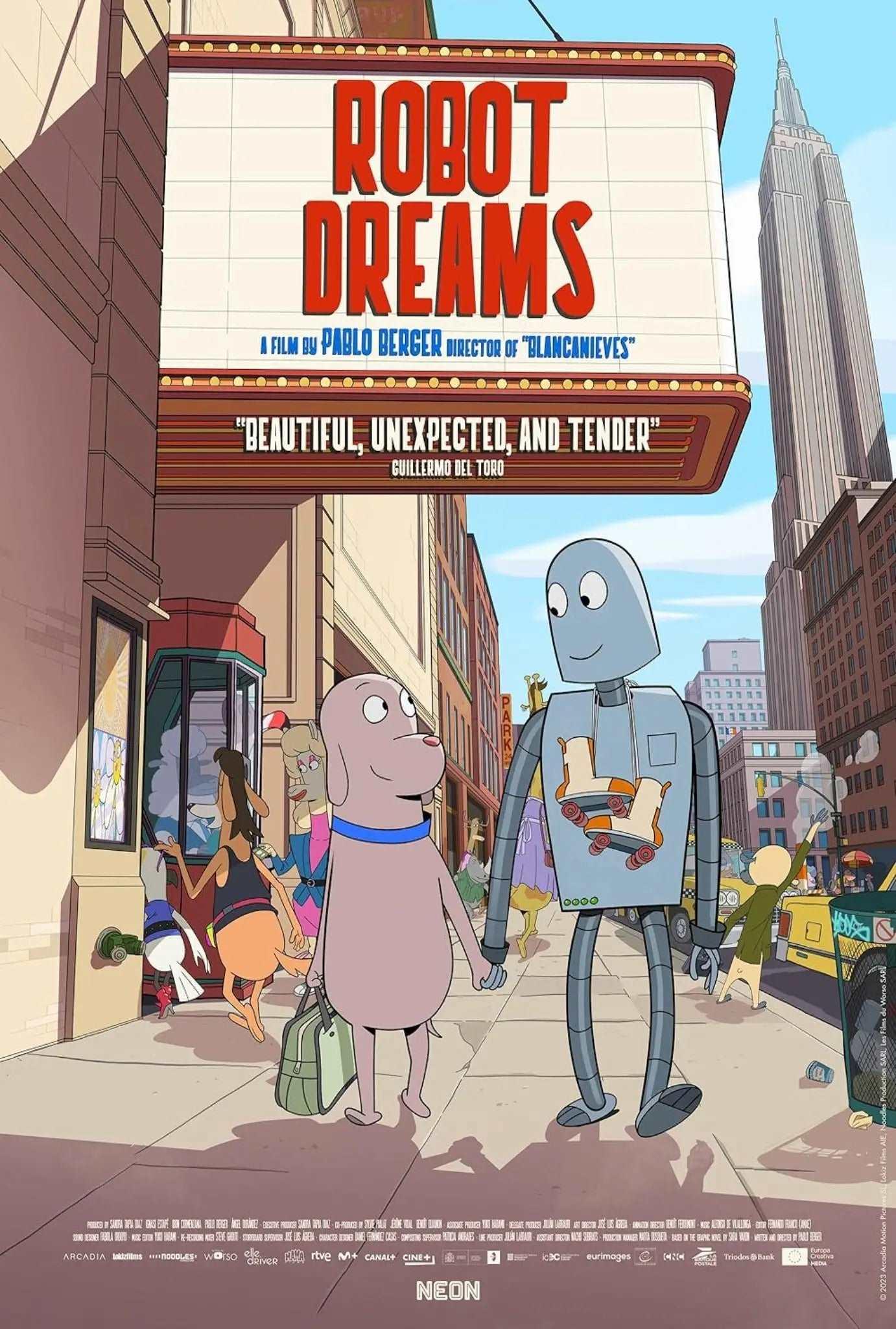 Robot Dreams 2023 | Musical | Animation | 1h 42m | 92% liked this film Google users | 1080p MP4 | Digital Download - Kitchen World Supplies