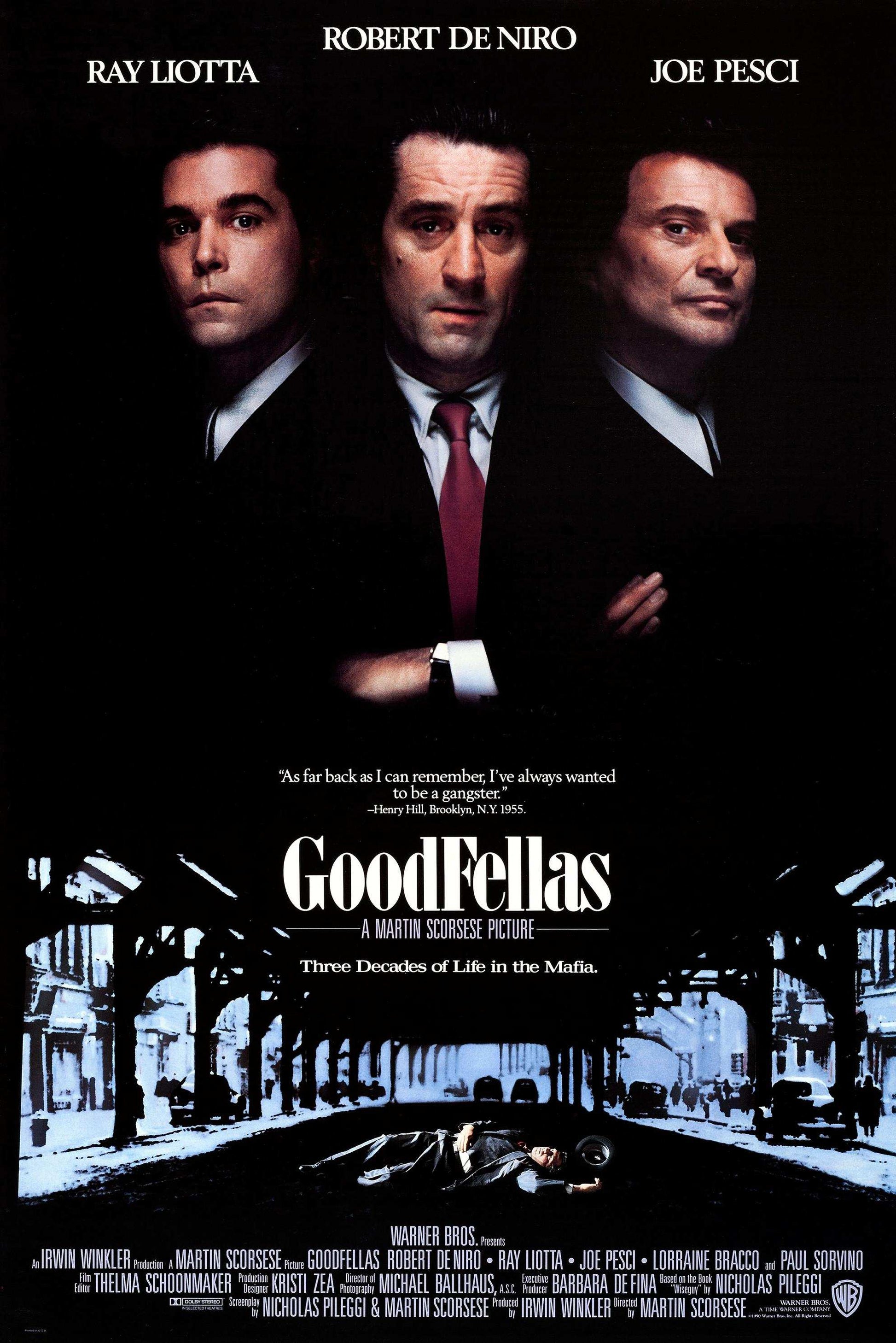 Goodfellas 1990 ‧ Crime/Thriller ‧ 2h 26m