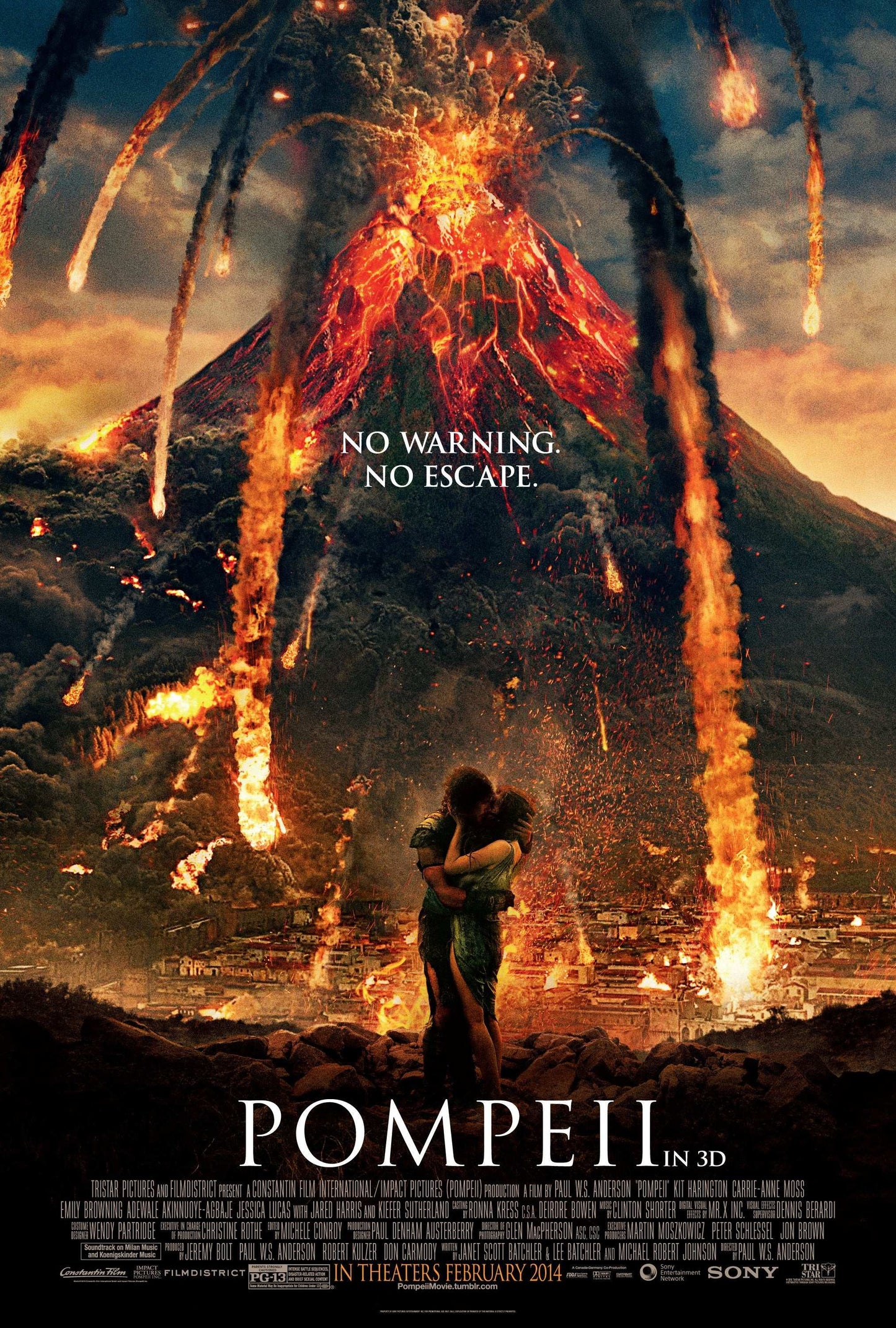 Pompeii 2014 ‧ Action/Adventure ‧ 1h 45m