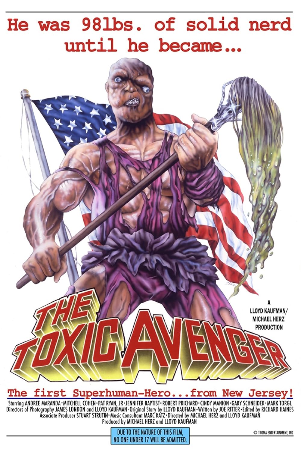 The Toxic Avenger 1984 ‧ Horror/Comedy ‧ 1h 27m