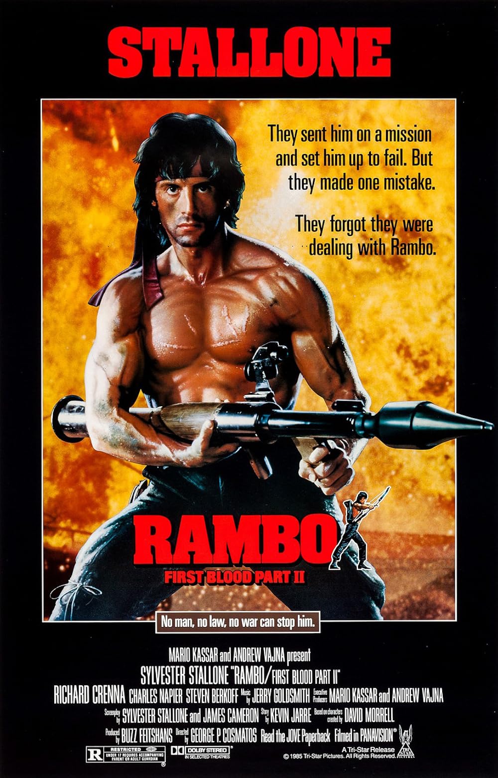 Rambo: First Blood Part II 1985 ‧ Action/War ‧ 1h 36m
