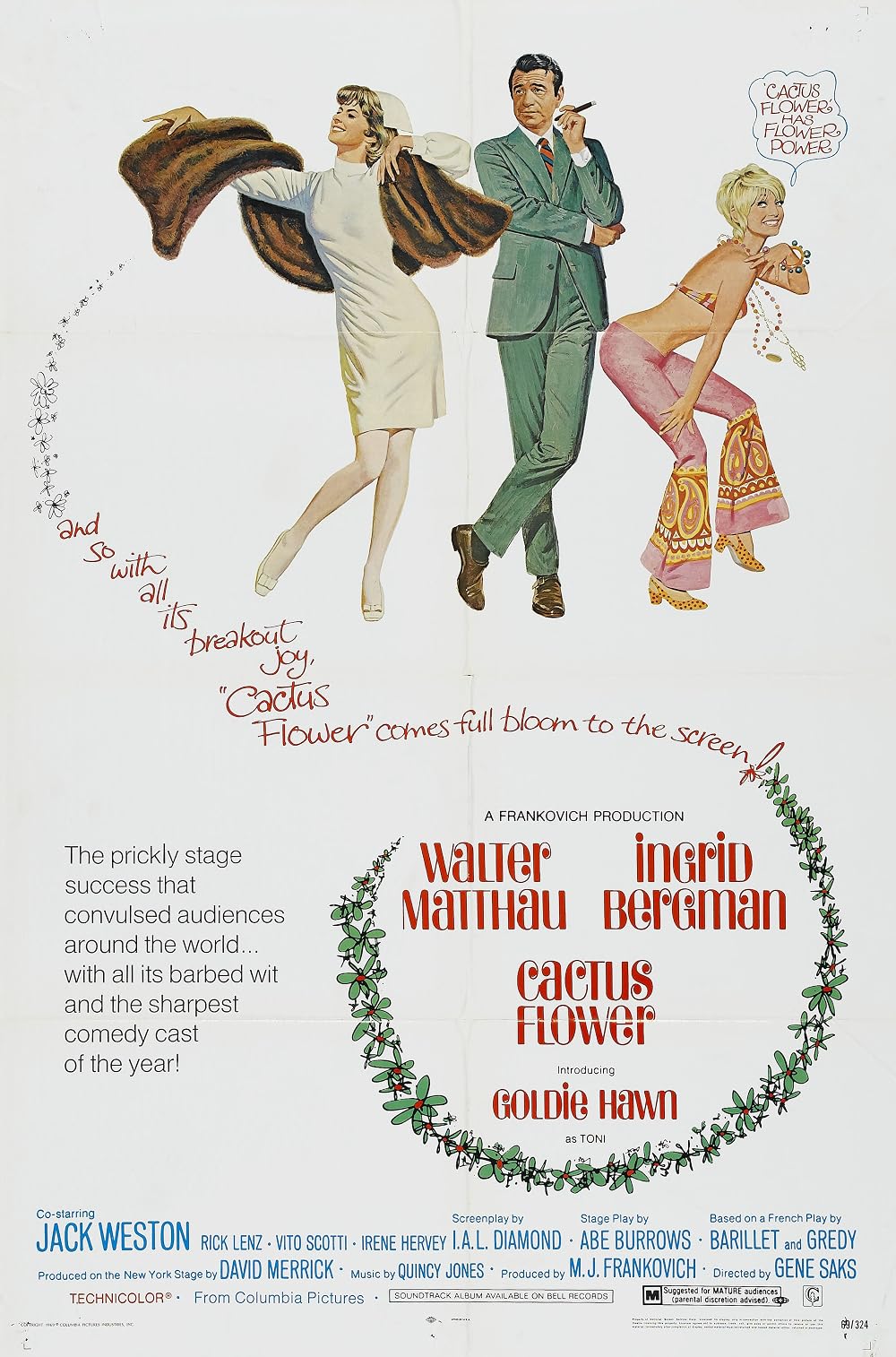 Cactus Flower 1969 ‧ Comedy/Romance ‧ 1h 43m