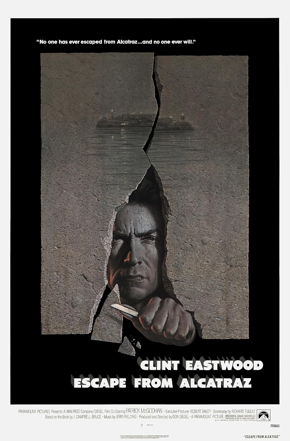 Escape from Alcatraz 1979 ‧ Thriller/Action ‧ 1h 52m
