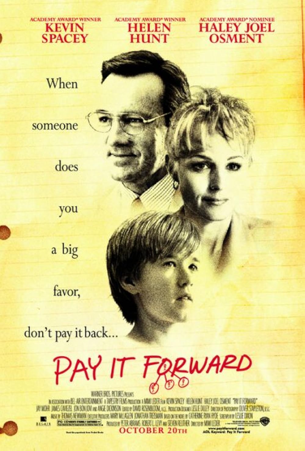 Pay It Forward 2000 ‧ Romance/Drama ‧ 2h 3m