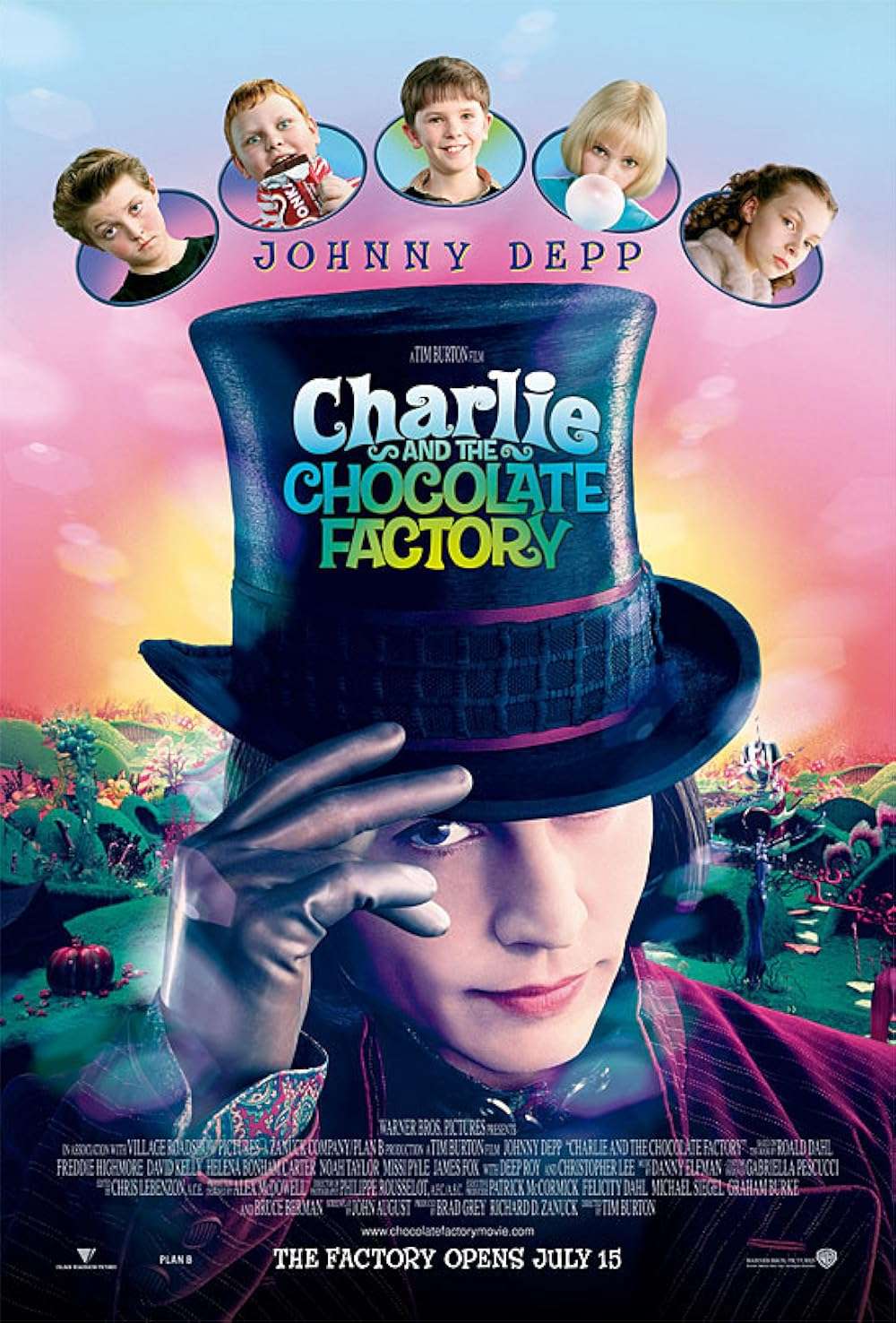 Charlie and the Chocolate Factory 2005 ‧ Family/Fantasy ‧ 1h 55m
