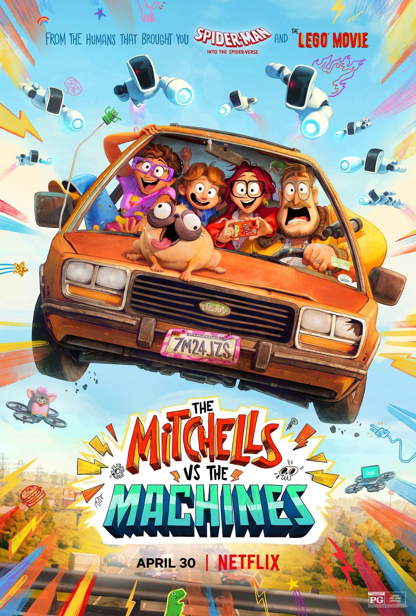 The Mitchells vs. the Machines 2021 ‧ Family/Comedy ‧ 1h 54m