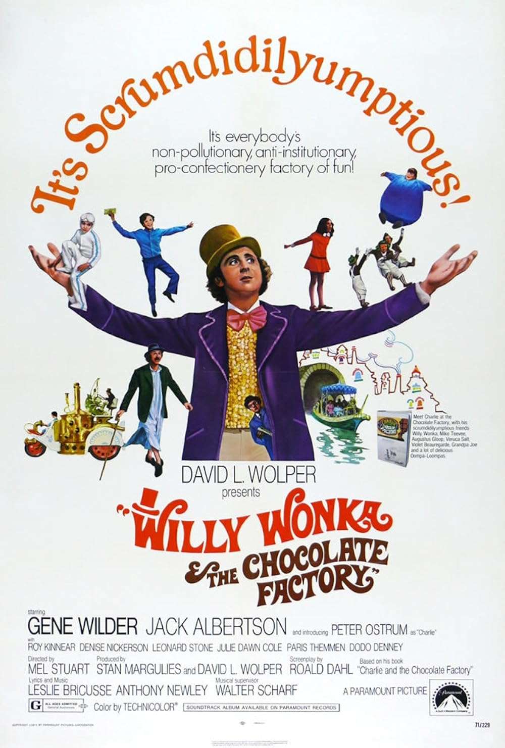 Willy Wonka & the Chocolate Factory 1971 ‧ Family/Musical ‧ 1h 40m