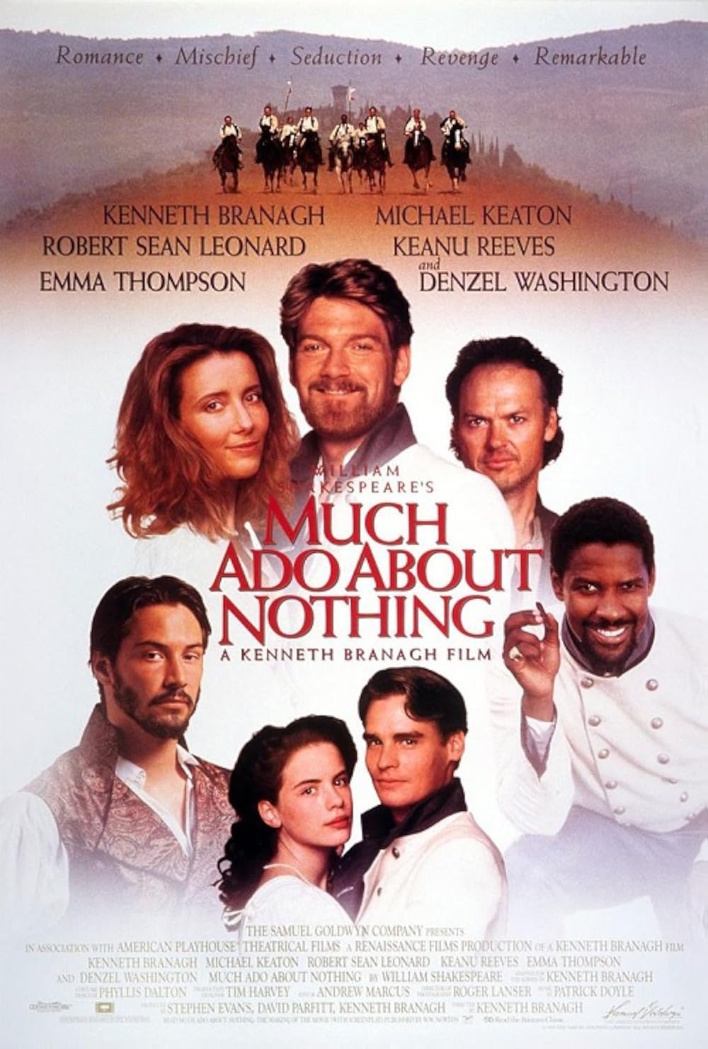 Much Ado About Nothing 1993 ‧ Comedy/Romance ‧ 1h 51m