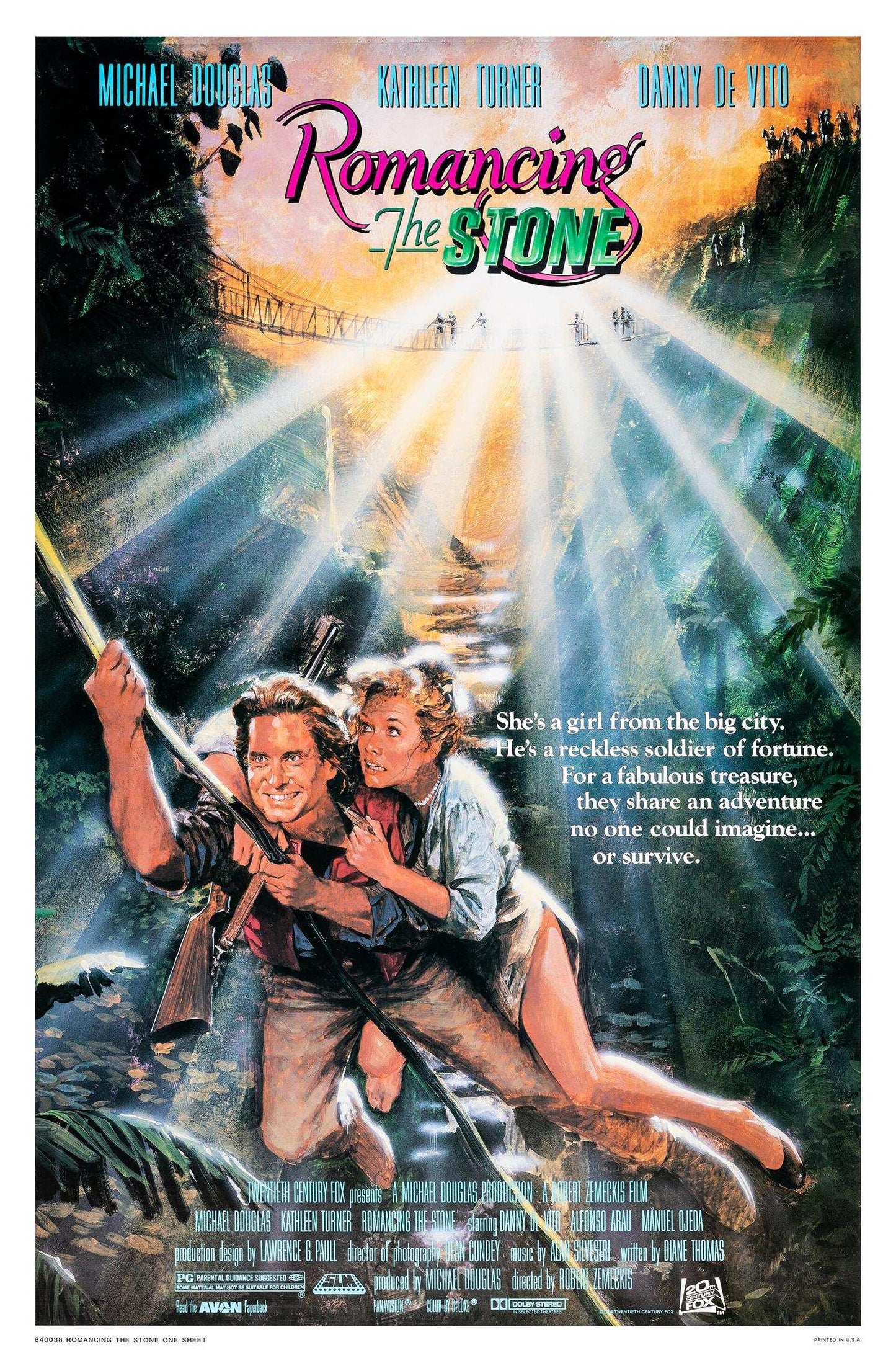 Romancing the Stone 1984 ‧ Adventure/Comedy ‧ 1h 46m