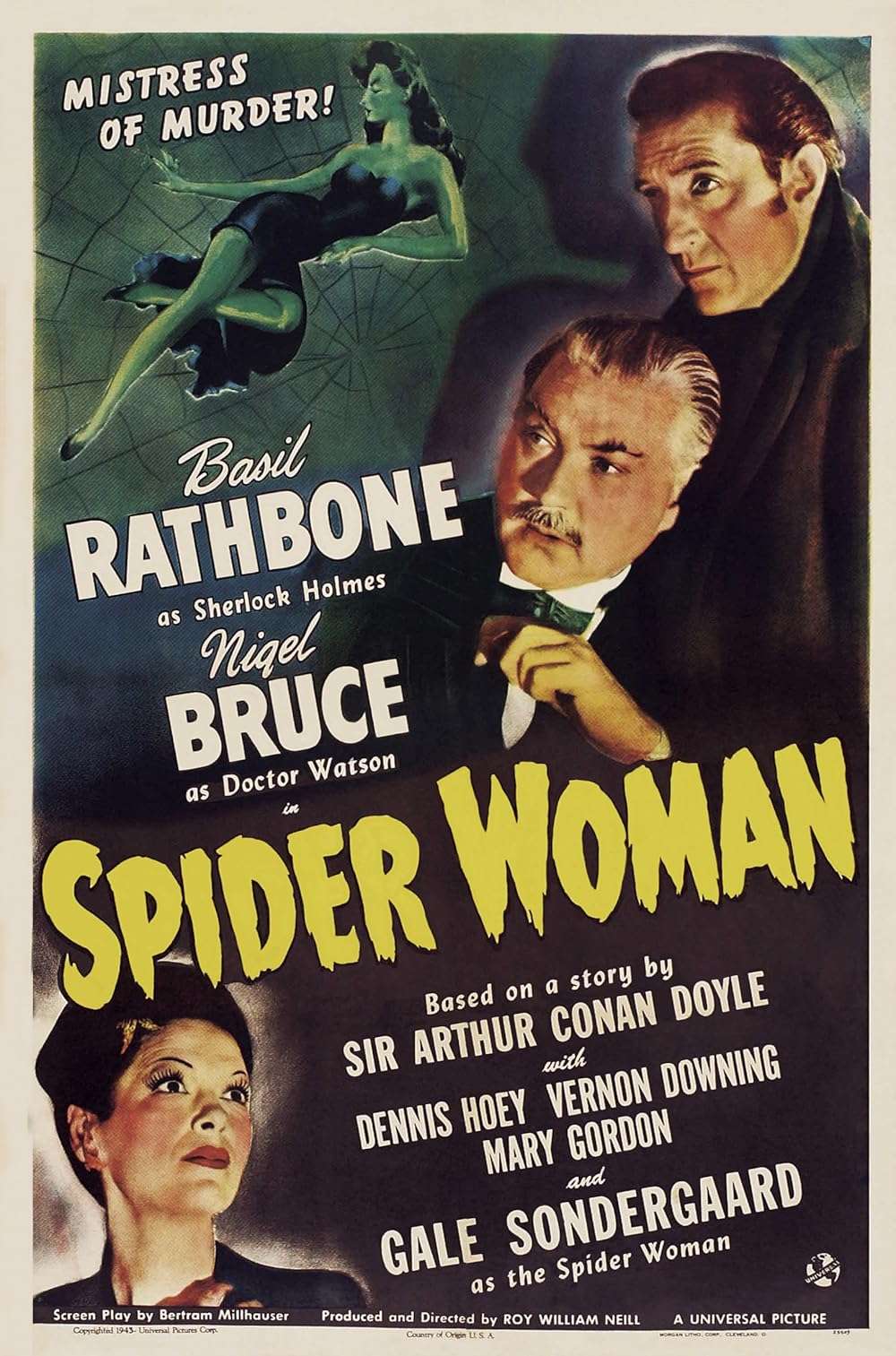 The Spider Woman 1943 ‧ Mystery/Mystery ‧ 1h 3m