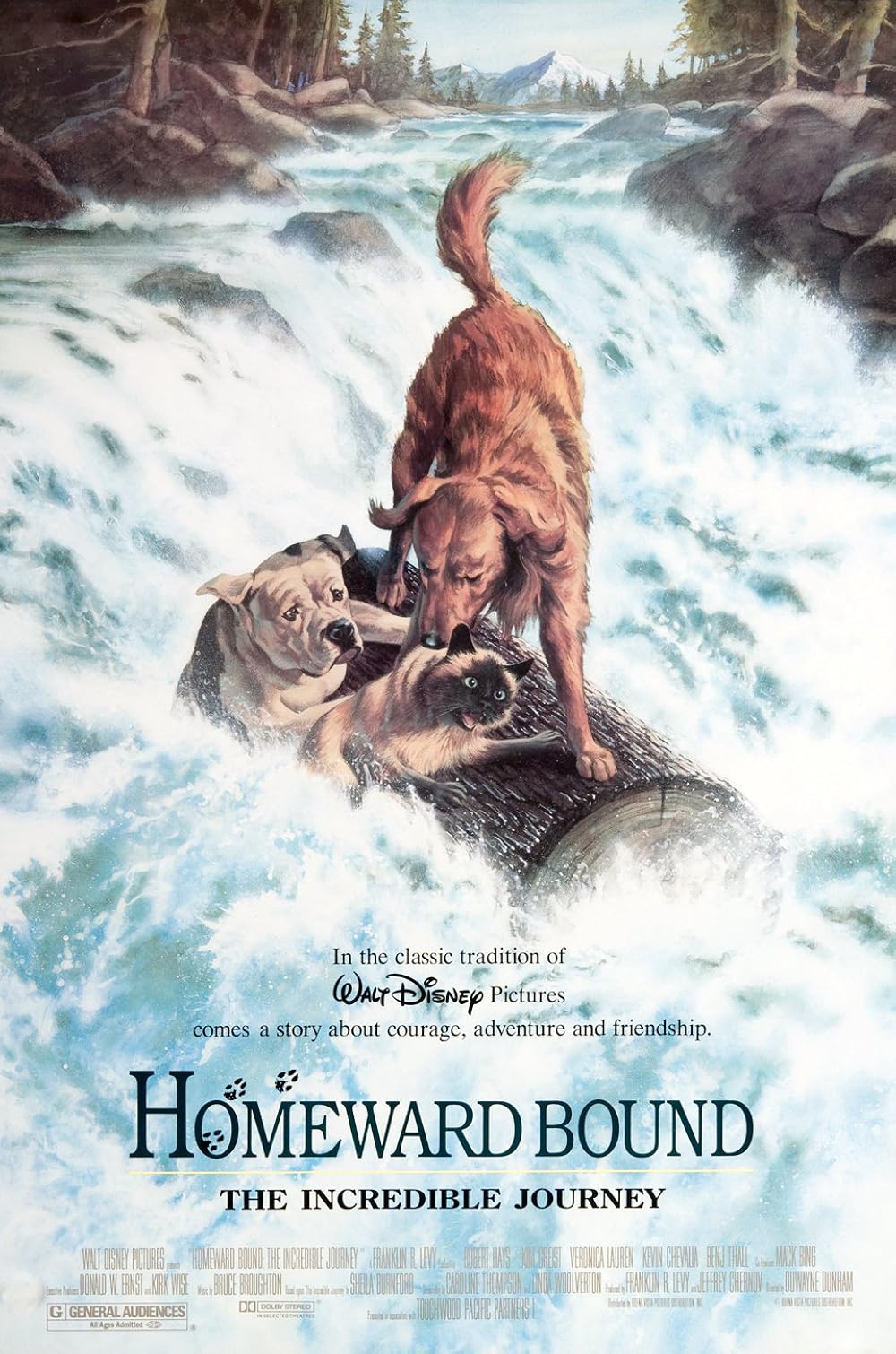 Homeward Bound: The Incredible Journey 1993 ‧ Family/Adventure ‧ 1h 24m