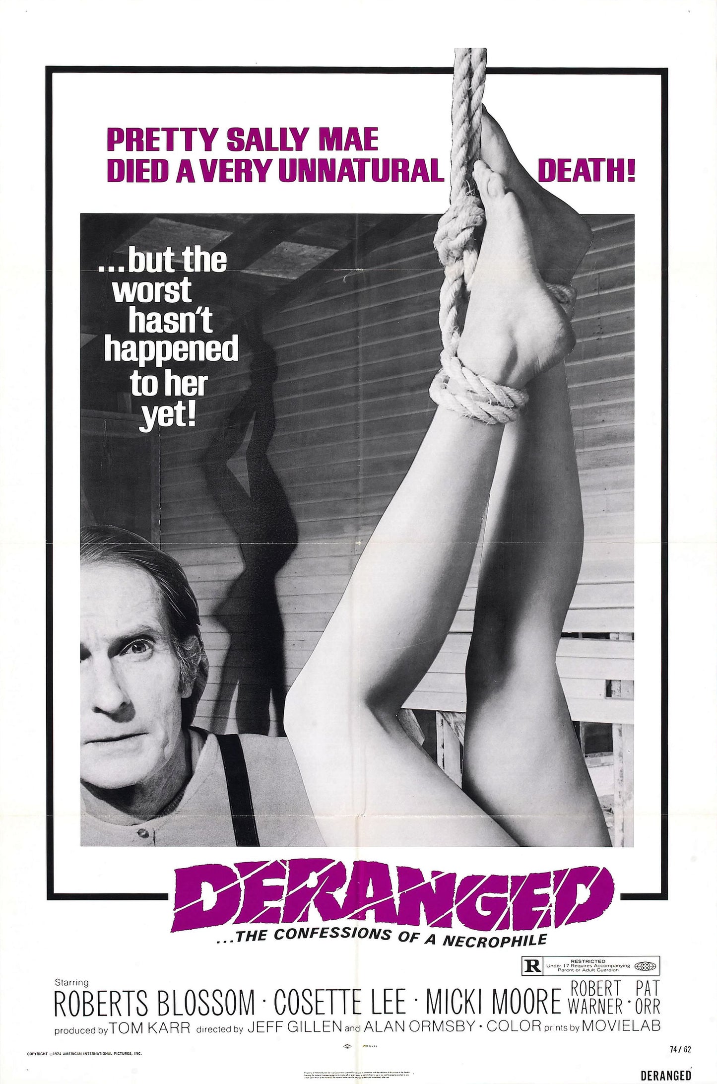 Deranged 1974 ‧ Horror/Comedy ‧ 1h 22m