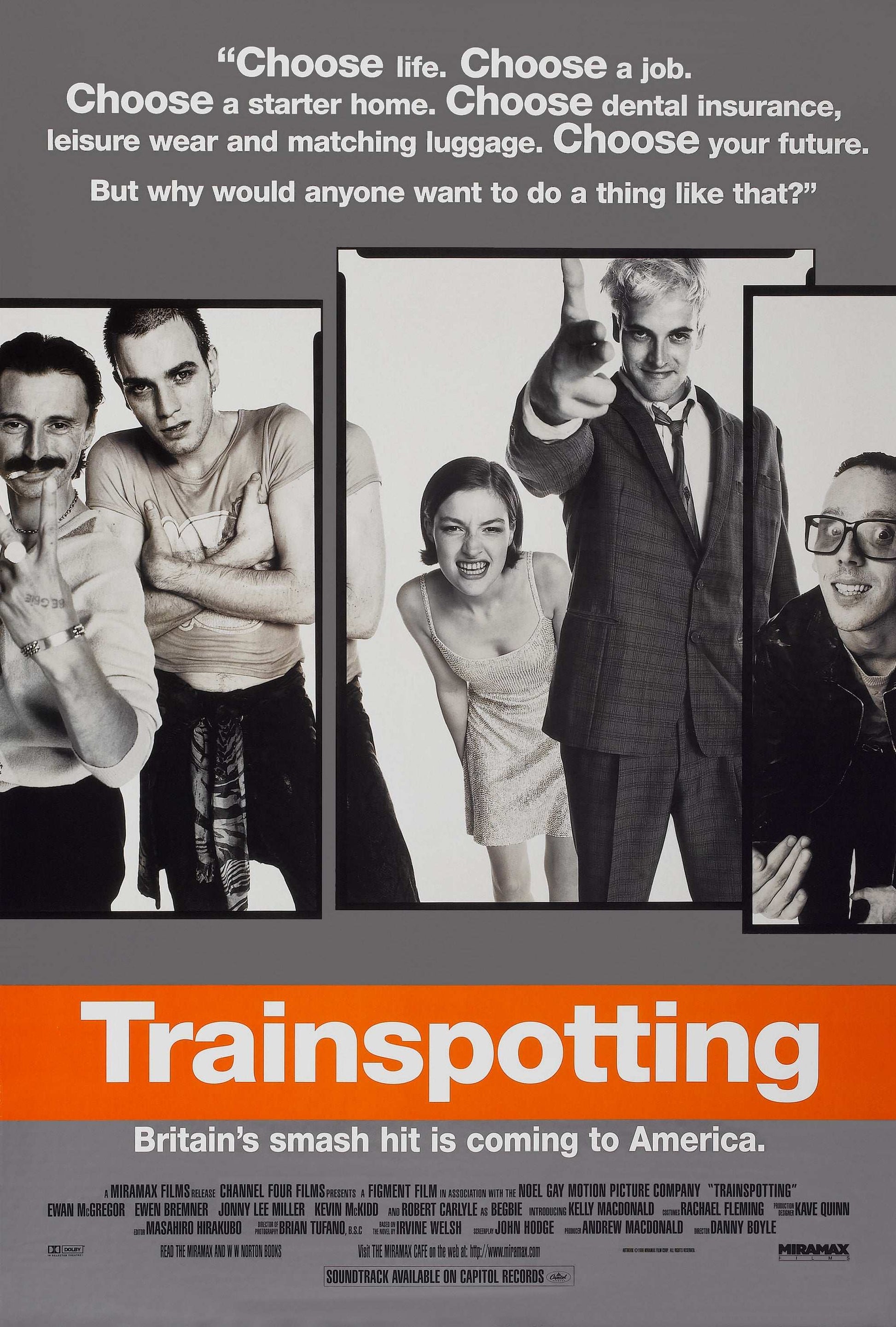 Trainspotting 1996 ‧ Crime/Drama ‧ 1h 34m
