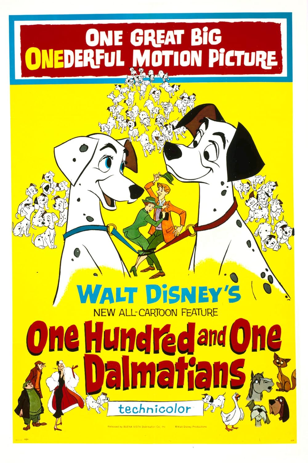 One Hundred and One Dalmatians 1961 ‧ Family/Adventure ‧ 1h 19m