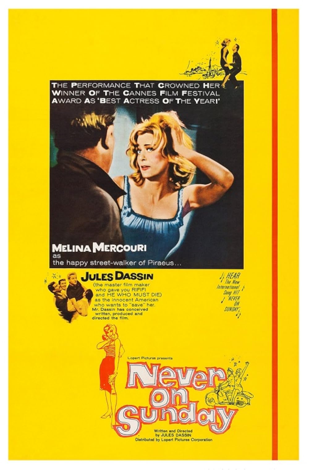 Never on Sunday 1960 ‧ Comedy/Romance ‧ 1h 31m
