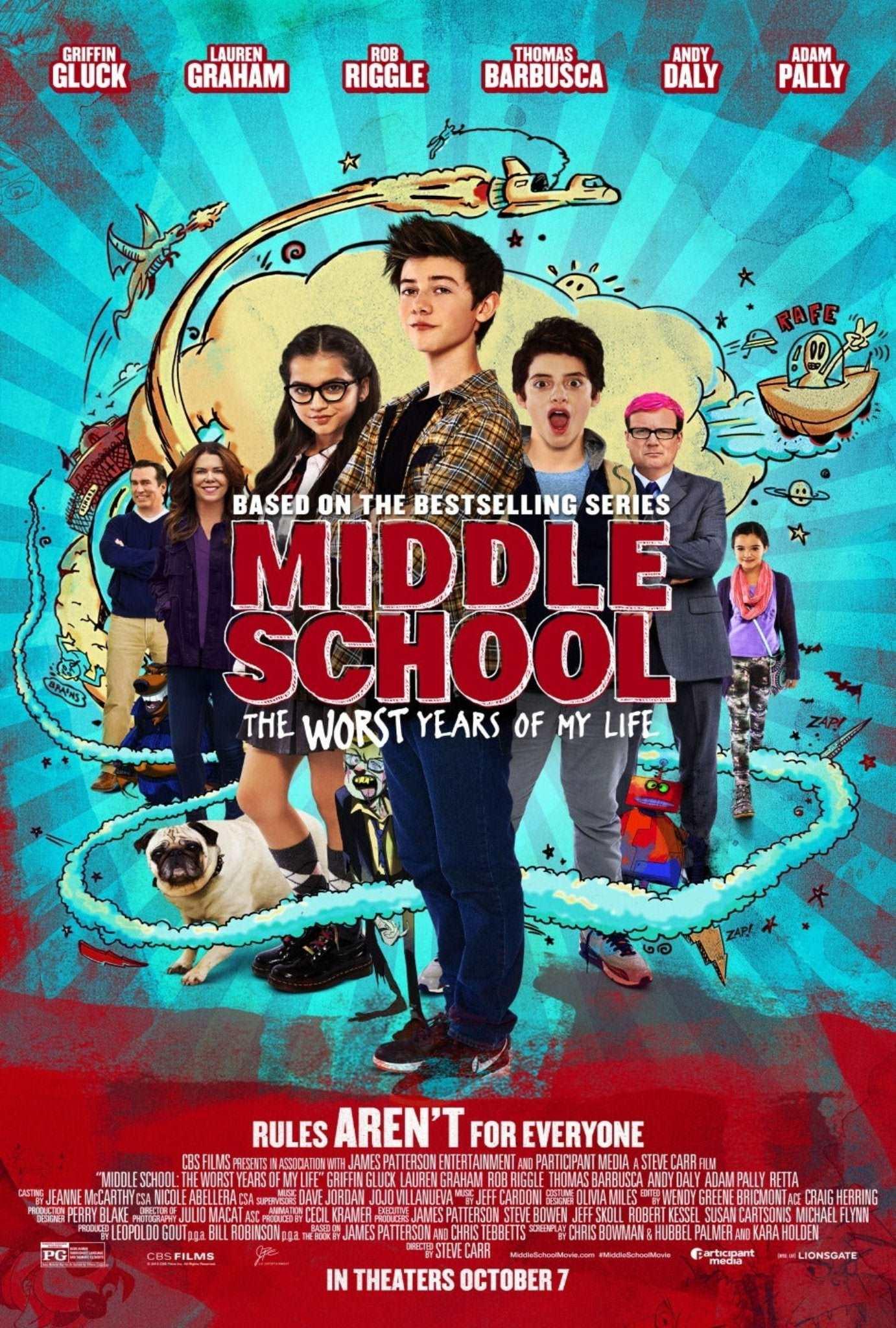 Middle School: The Worst Years of My Life 2016 ‧ Family/Comedy ‧ 1h 32m