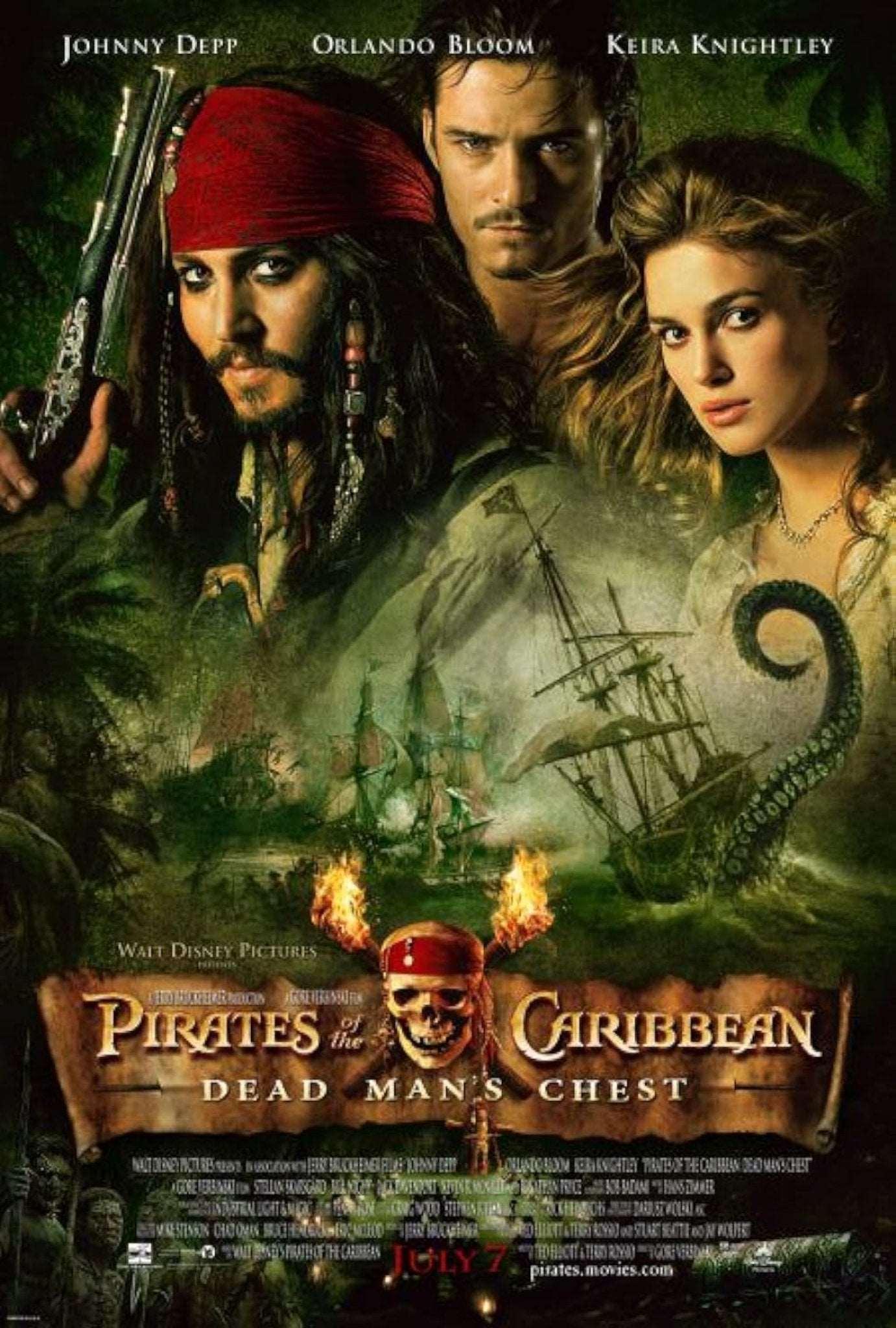Pirates of the Caribbean: Dead Man's Chest 2006 ‧ Adventure/Action ‧ 2h 31m