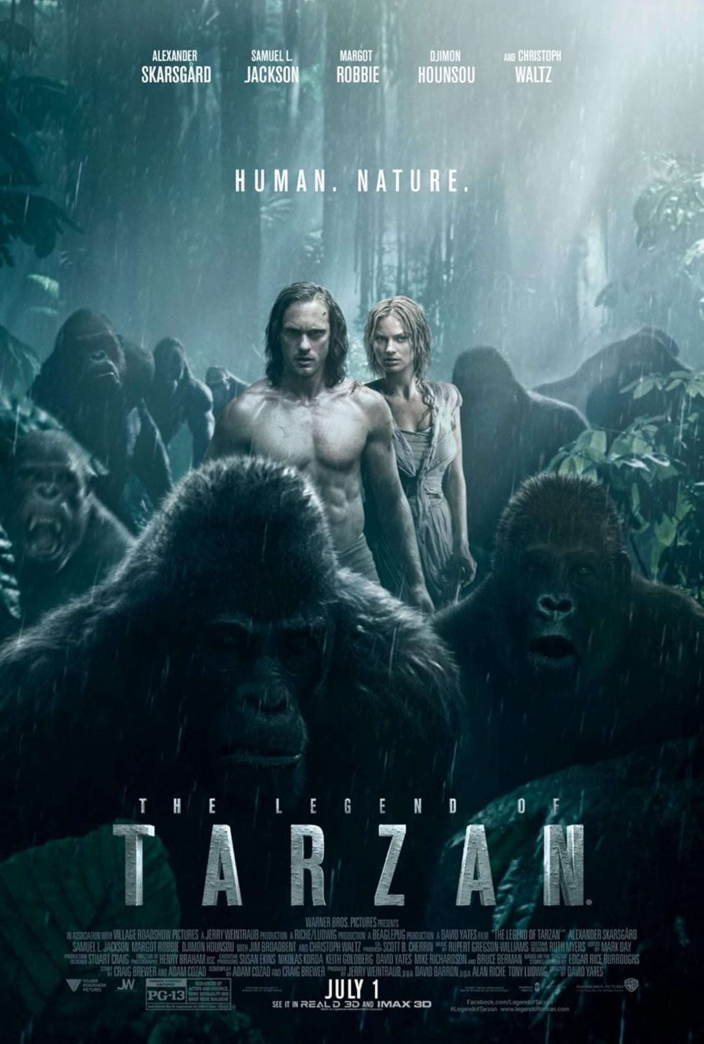 The Legend of Tarzan 2016 ‧ Action/Adventure ‧ 1h 50m
