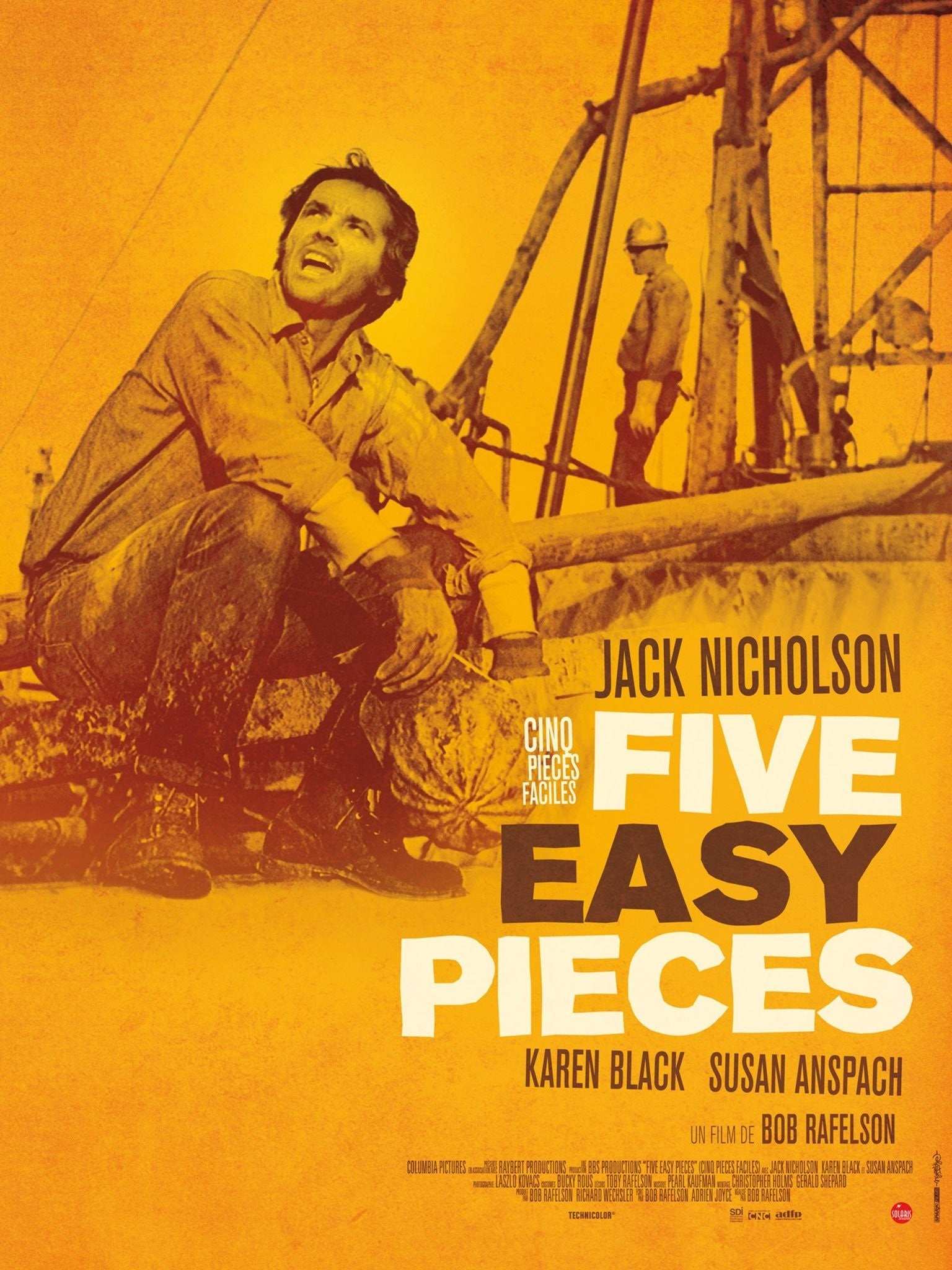 Five Easy Pieces 1970 ‧ Thriller/Drama ‧ 1h 38m