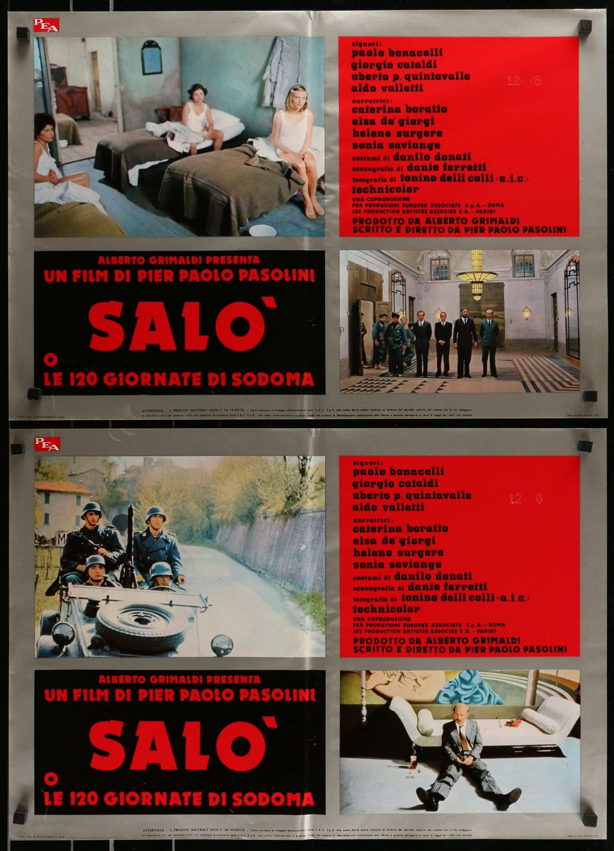 Salò, or the 120 Days of Sodom 1975 ‧ Horror/War ‧ 1h 57m
