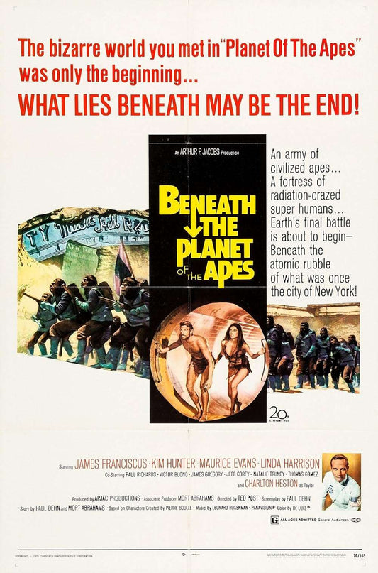 Beneath the Planet of the Apes 1970 ‧ Sci-fi/Adventure ‧ 1h 35m