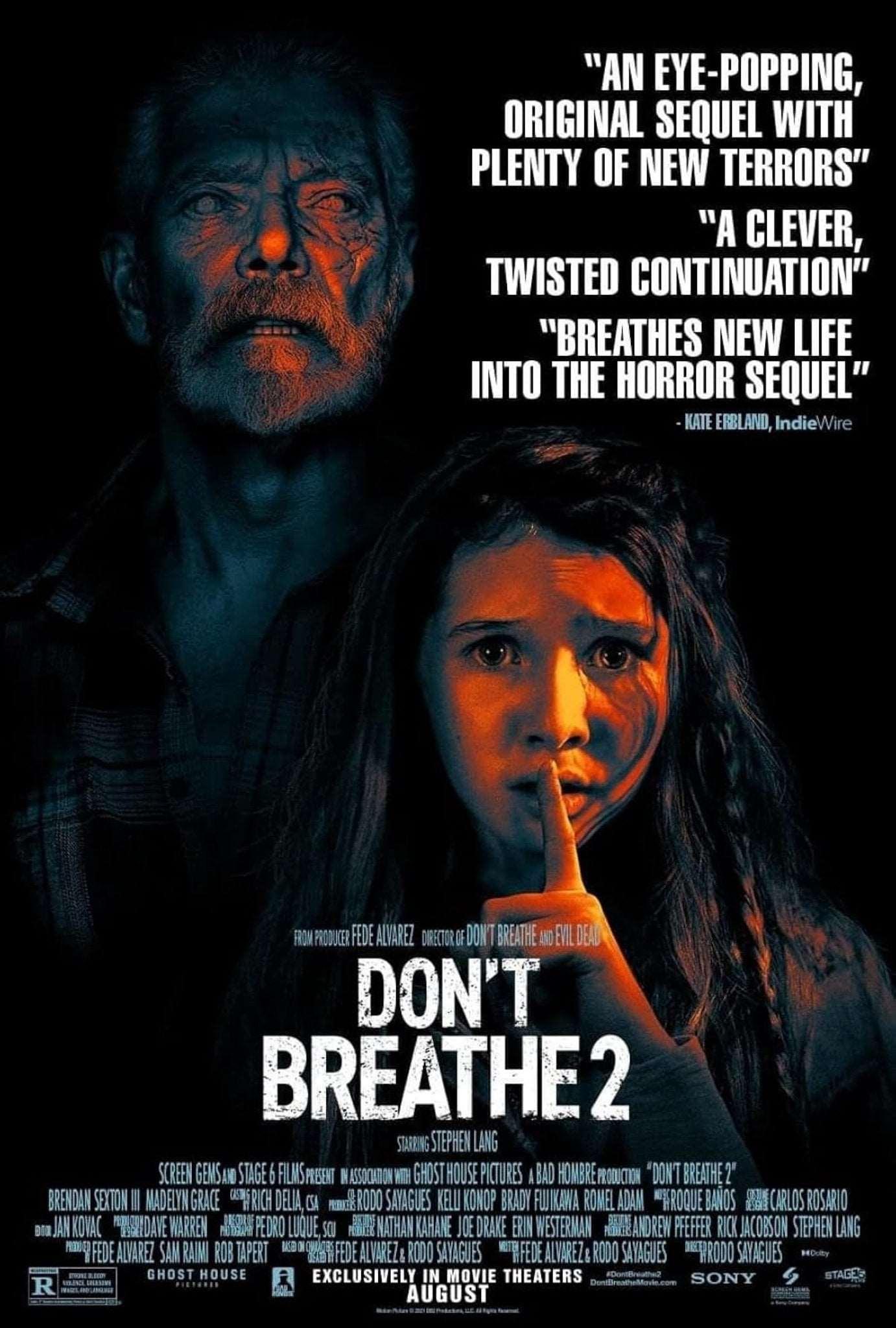 Don't Breathe 2 2021 ‧ Horror/Action ‧ 1h 38m