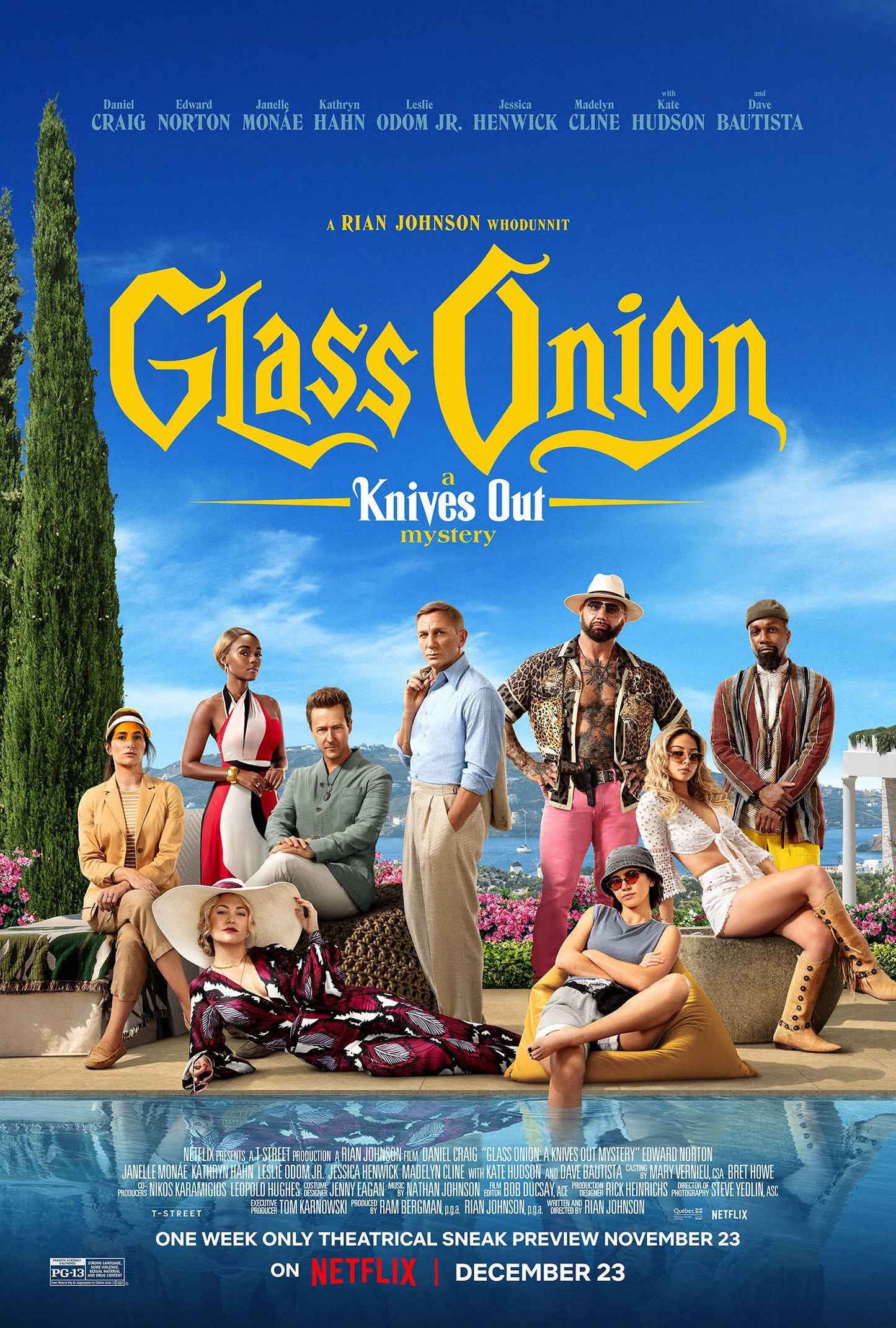 Glass Onion: A Knives Out Mystery 2022 ‧ Mystery/Crime ‧ 2h 19m