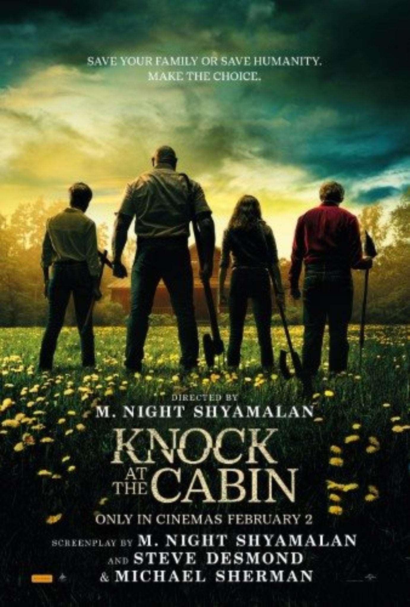 Knock at the Cabin 2023 ‧ Horror/Mystery ‧ 1h 40m