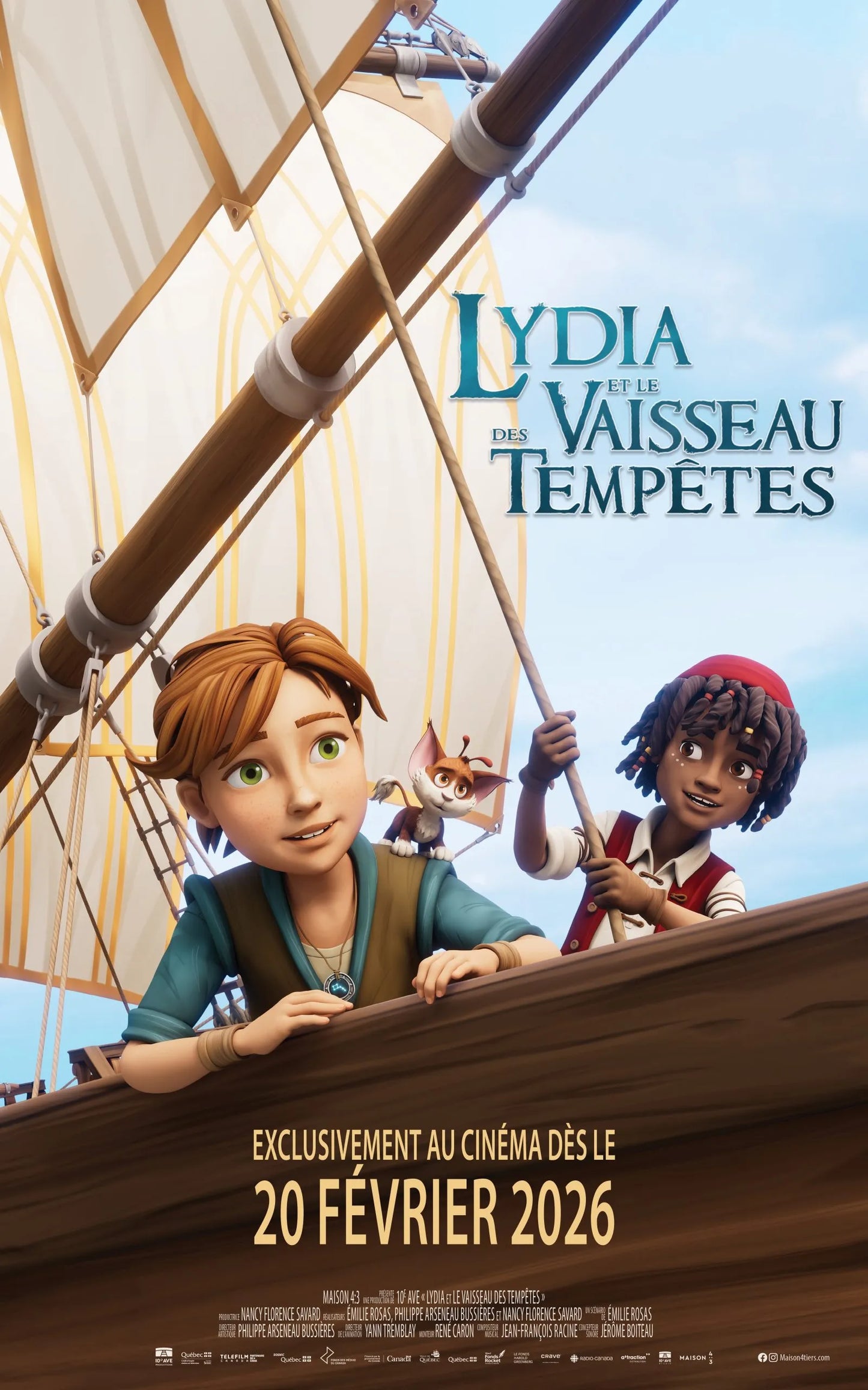 Lydia et le vaisseau des tempêtes 2026 1h 20min