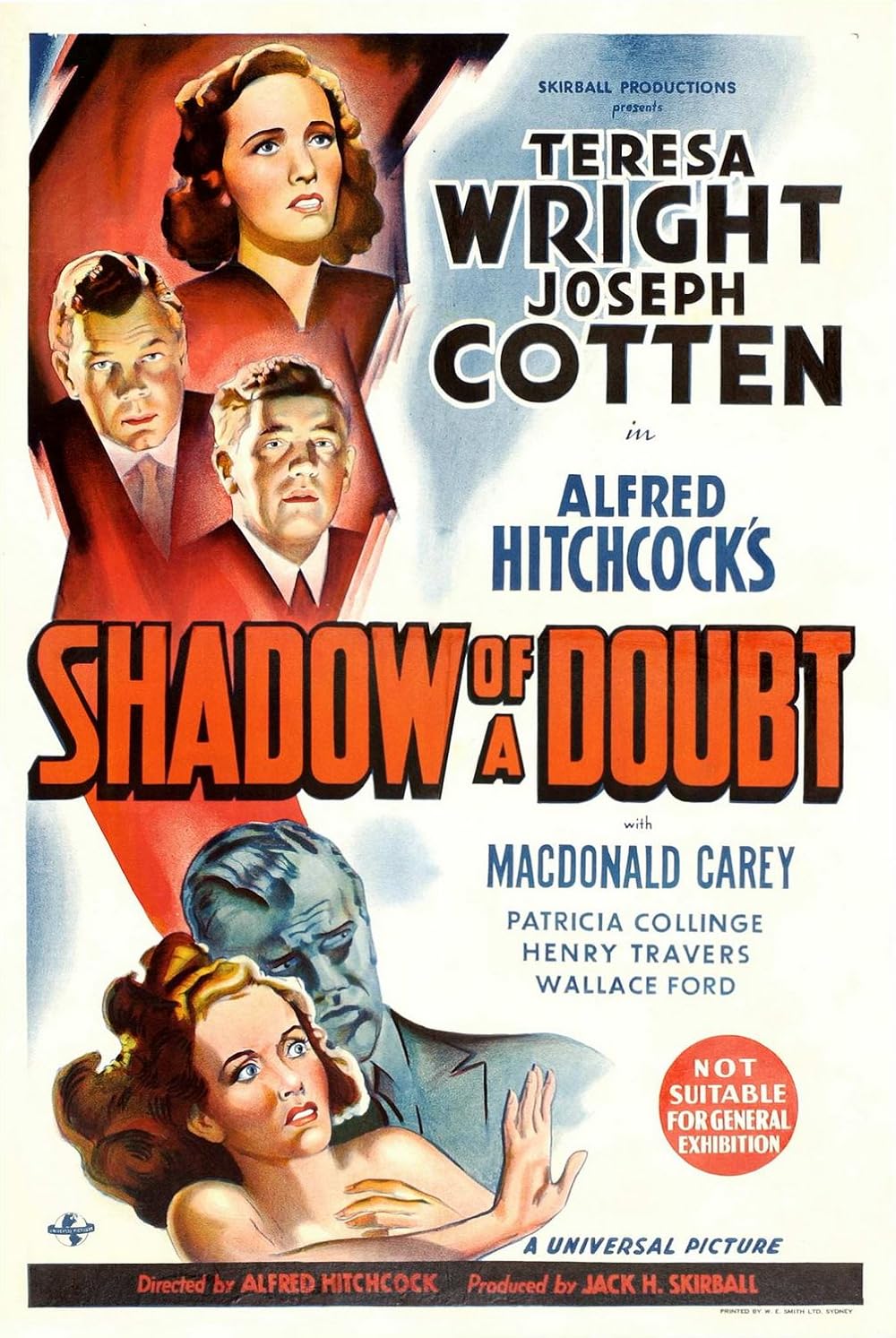 Shadow of a Doubt 1943 ‧ Thriller/Noir ‧ 1h 48m