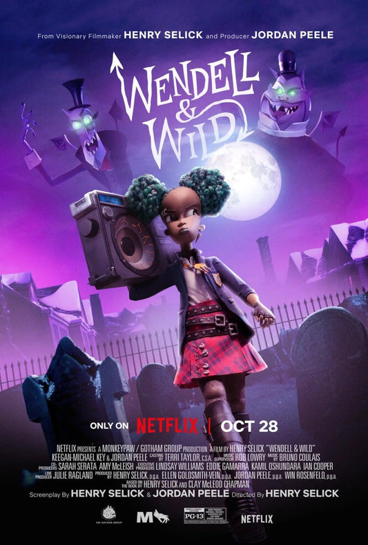 Wendell & Wild 2022 | Horror | Fantasy | 1h 45m | 67% liked this film Google users | 1080p MP4 | Digital Download - Kitchen World Supplies