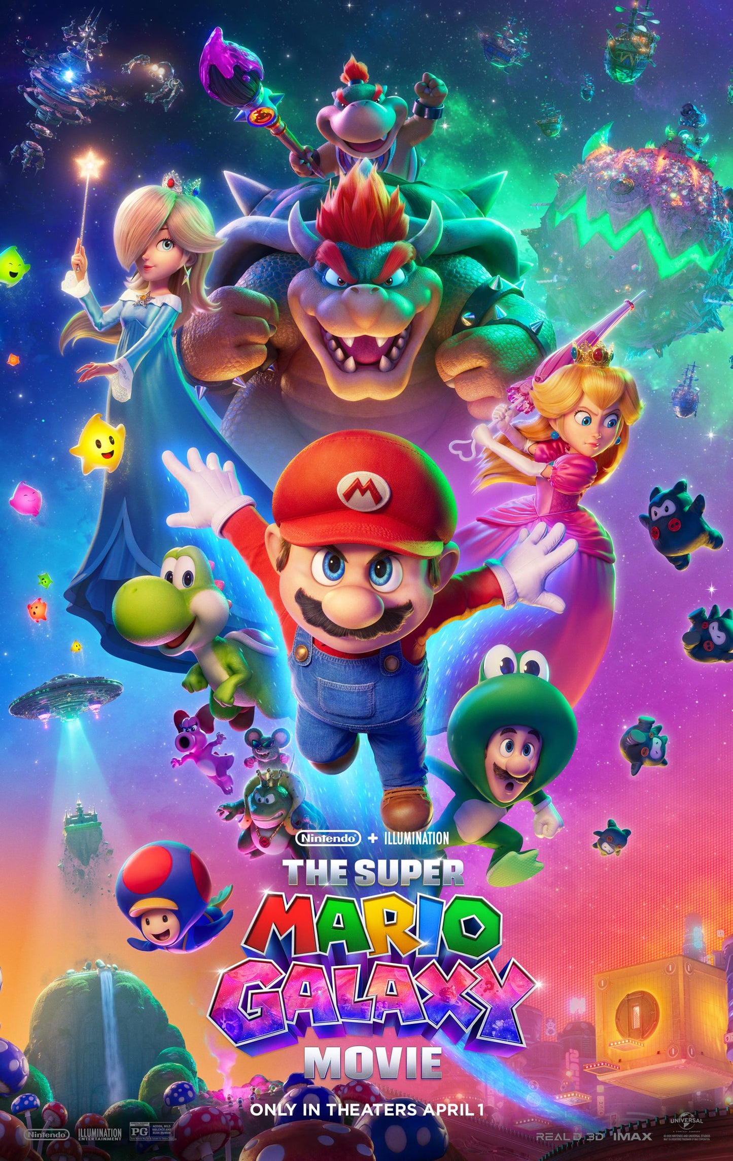 The Super Mario Galaxy Movie 2026 ‧ Family/Adventure ‧ 1h 39m