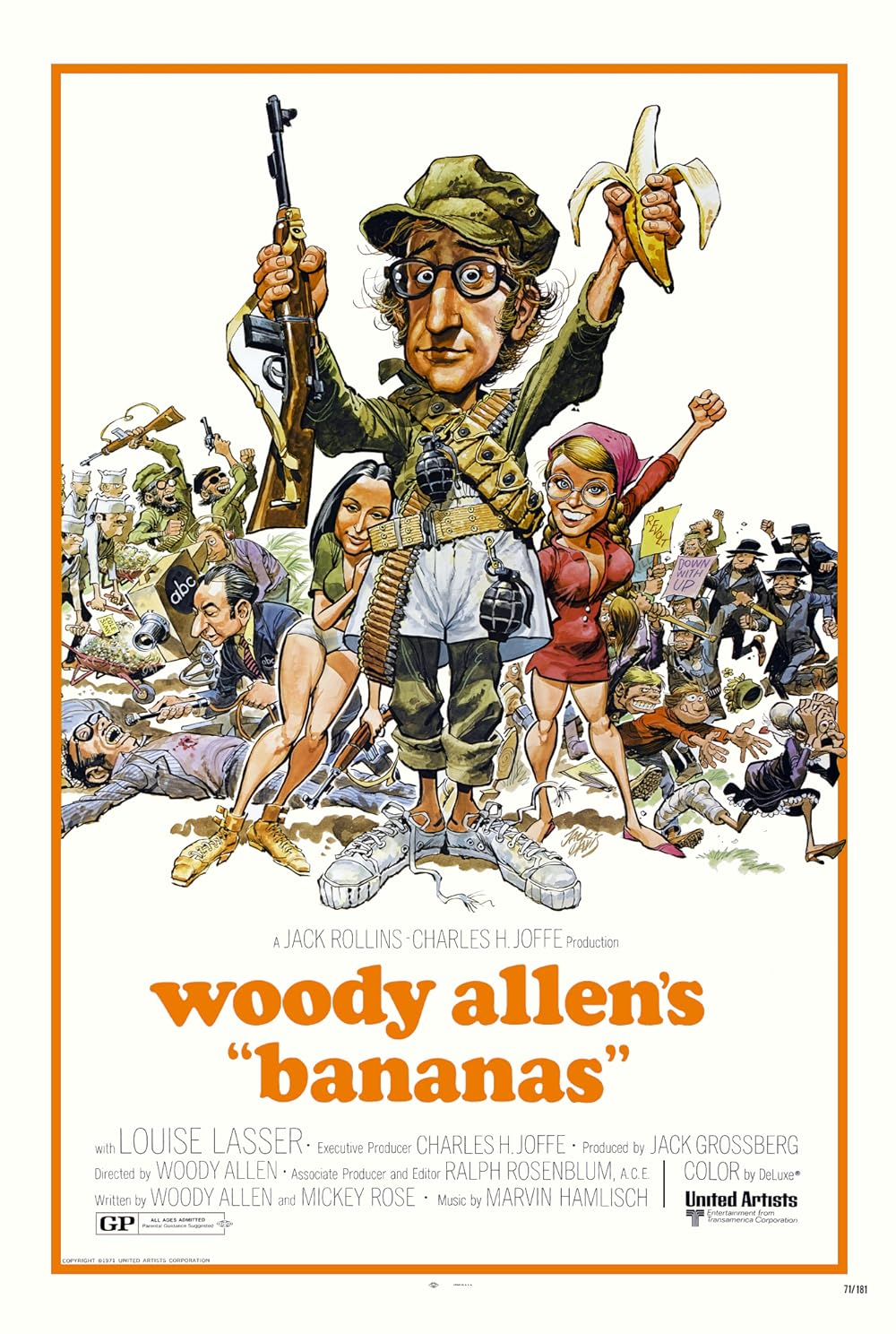 Bananas 1971 ‧ Comedy/Satire ‧ 1h 22m
