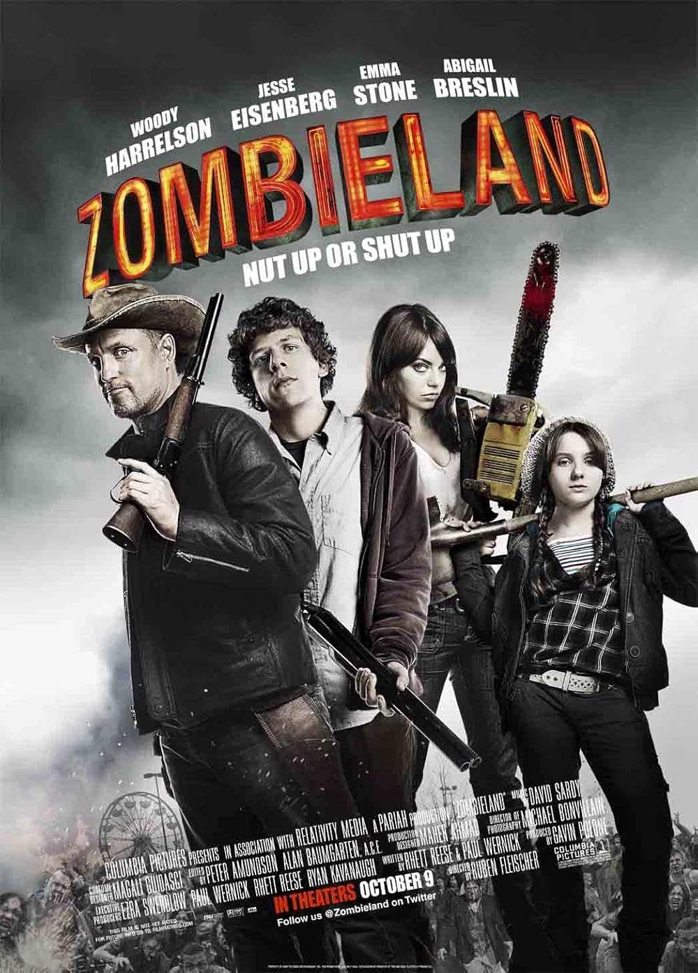Zombieland 2009 ‧ Horror/Comedy ‧ 1h 28m