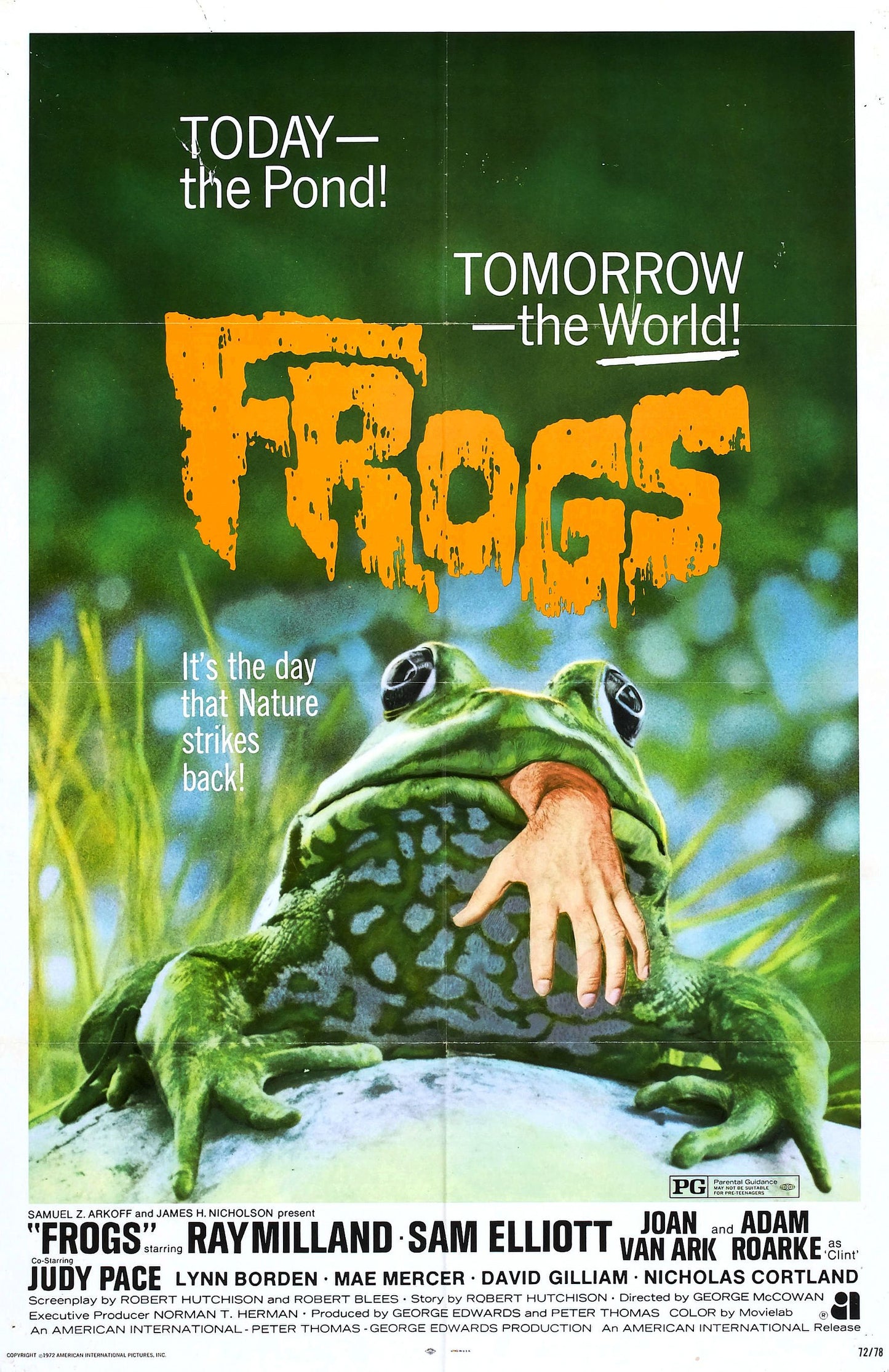 Frogs 1972 ‧ Horror/Sci-fi ‧ 1h 31m