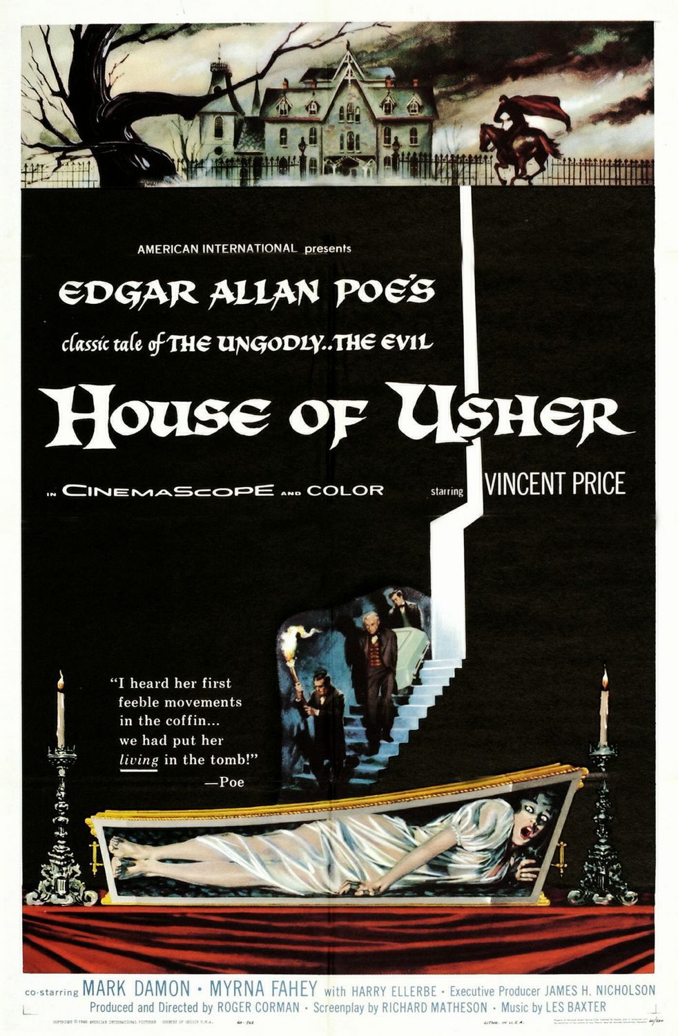 House of Usher 1960 ‧ Horror/Drama ‧ 1h 19m
