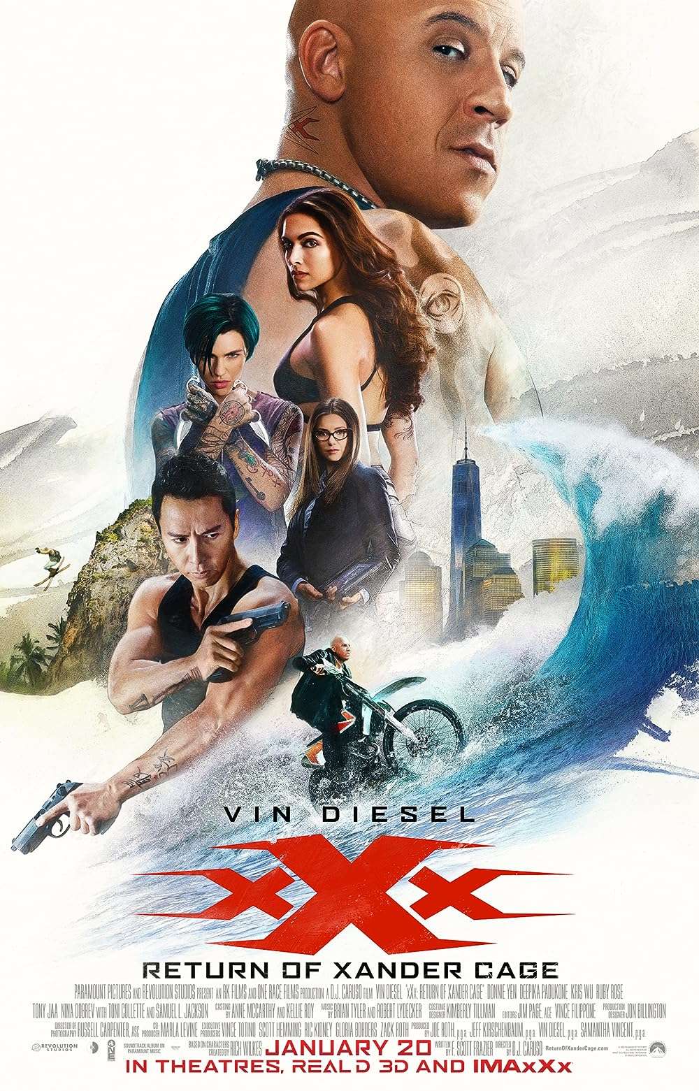 XXX: Return of Xander Cage 2017 ‧ Action/Adventure ‧ 1h 47m