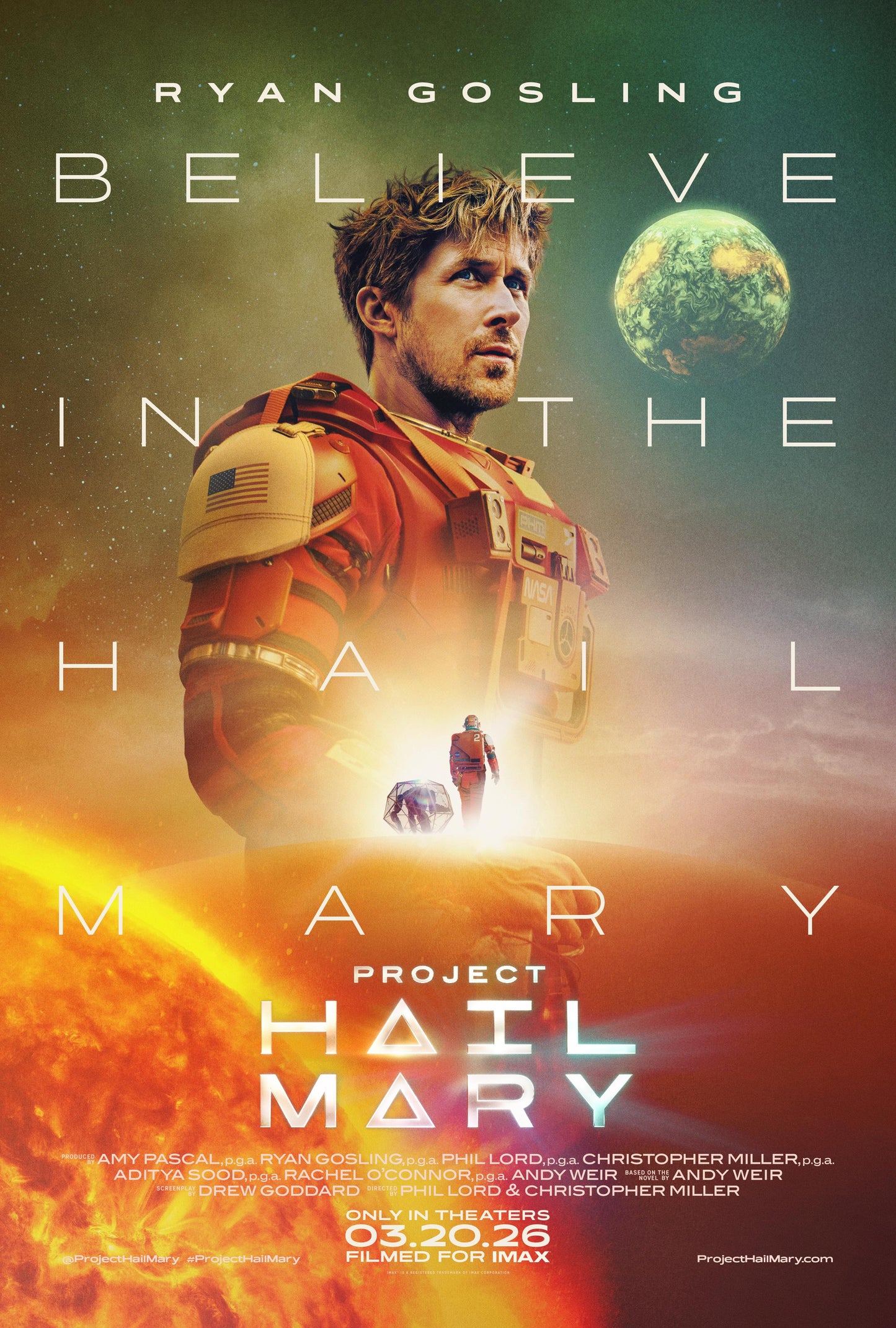 Project Hail Mary 2026 ‧ Sci-fi/Adventure ‧ 2h 37m