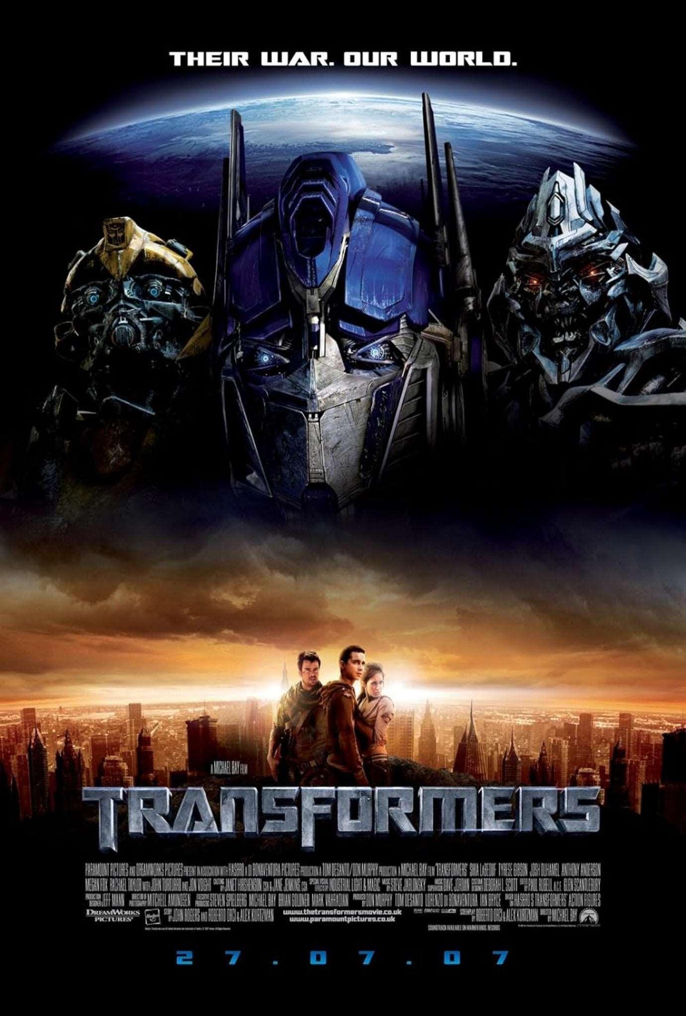 Transformers 2007 | Action/Sci-fi | 2h 24m | 1080p MP4 Kitchen World Supplies