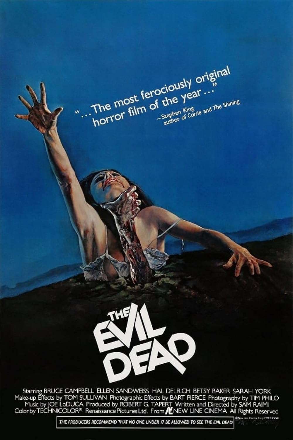 The Evil Dead 1981 ‧ Horror/Action ‧ 1h 25m