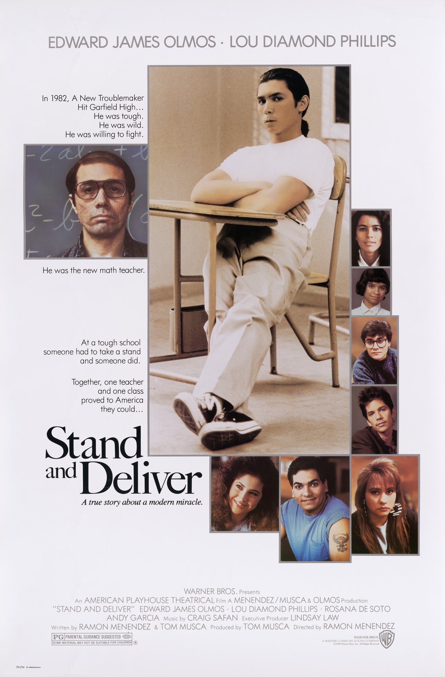 Stand and Deliver 1988 ‧ Drama/Coming-of-age story ‧ 1h 43m