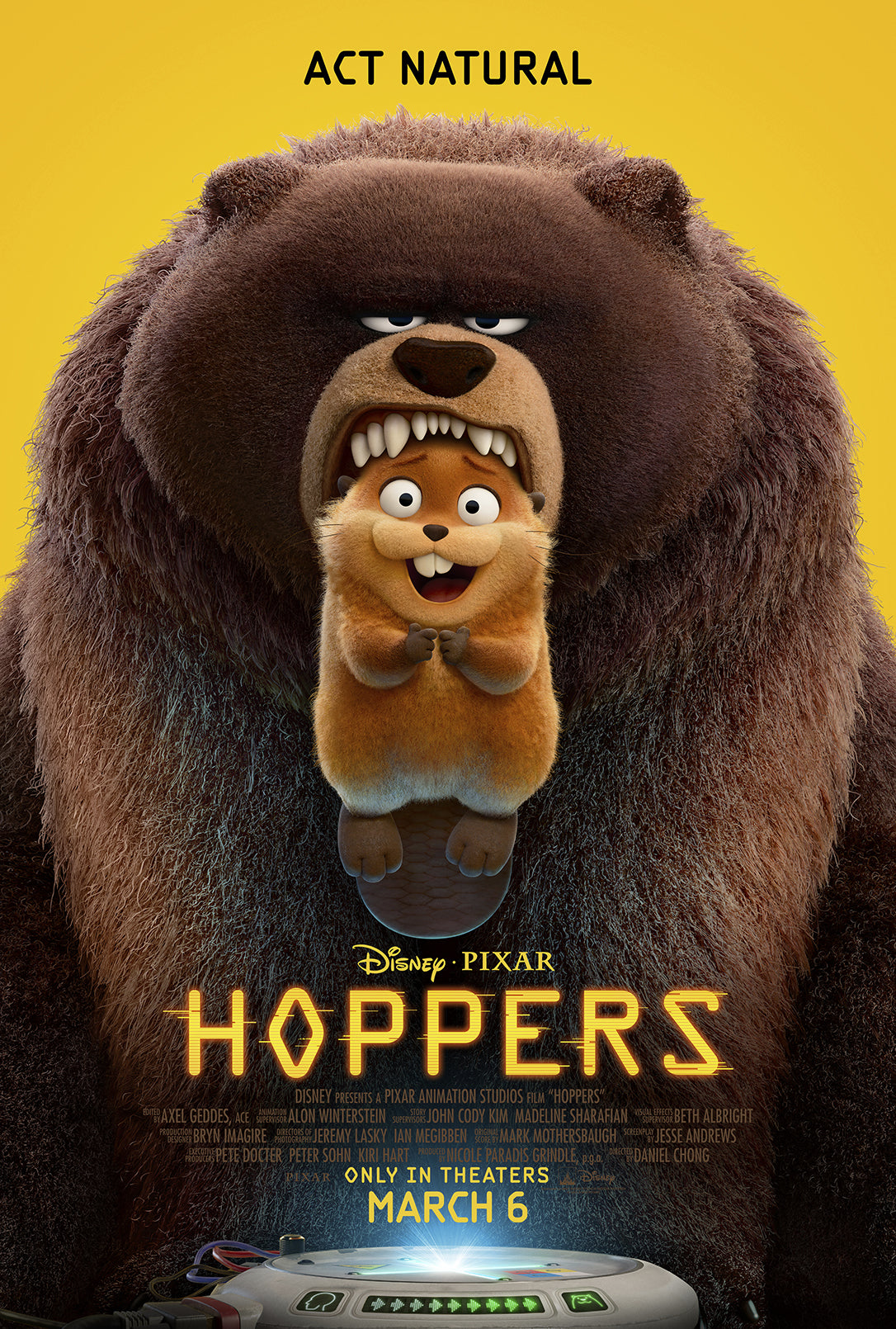 Hoppers 2026 ‧ Comedy/Sci-fi ‧ 1h 44m