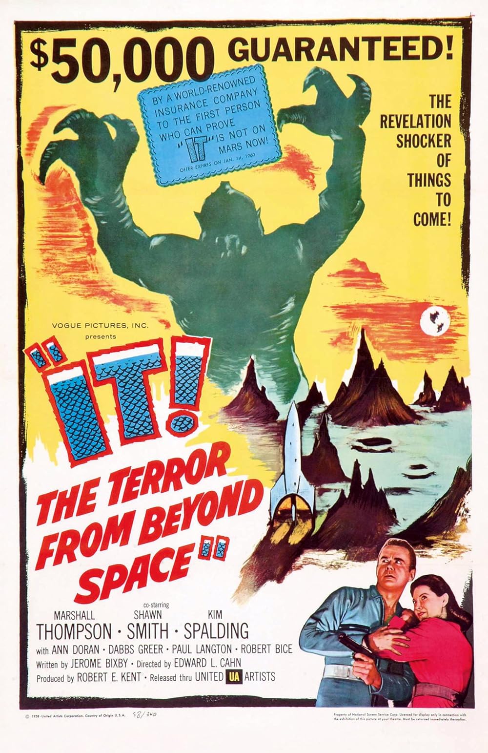 It! The Terror from Beyond Space 1958 ‧ Sci-fi/Horror ‧ 1h 9m
